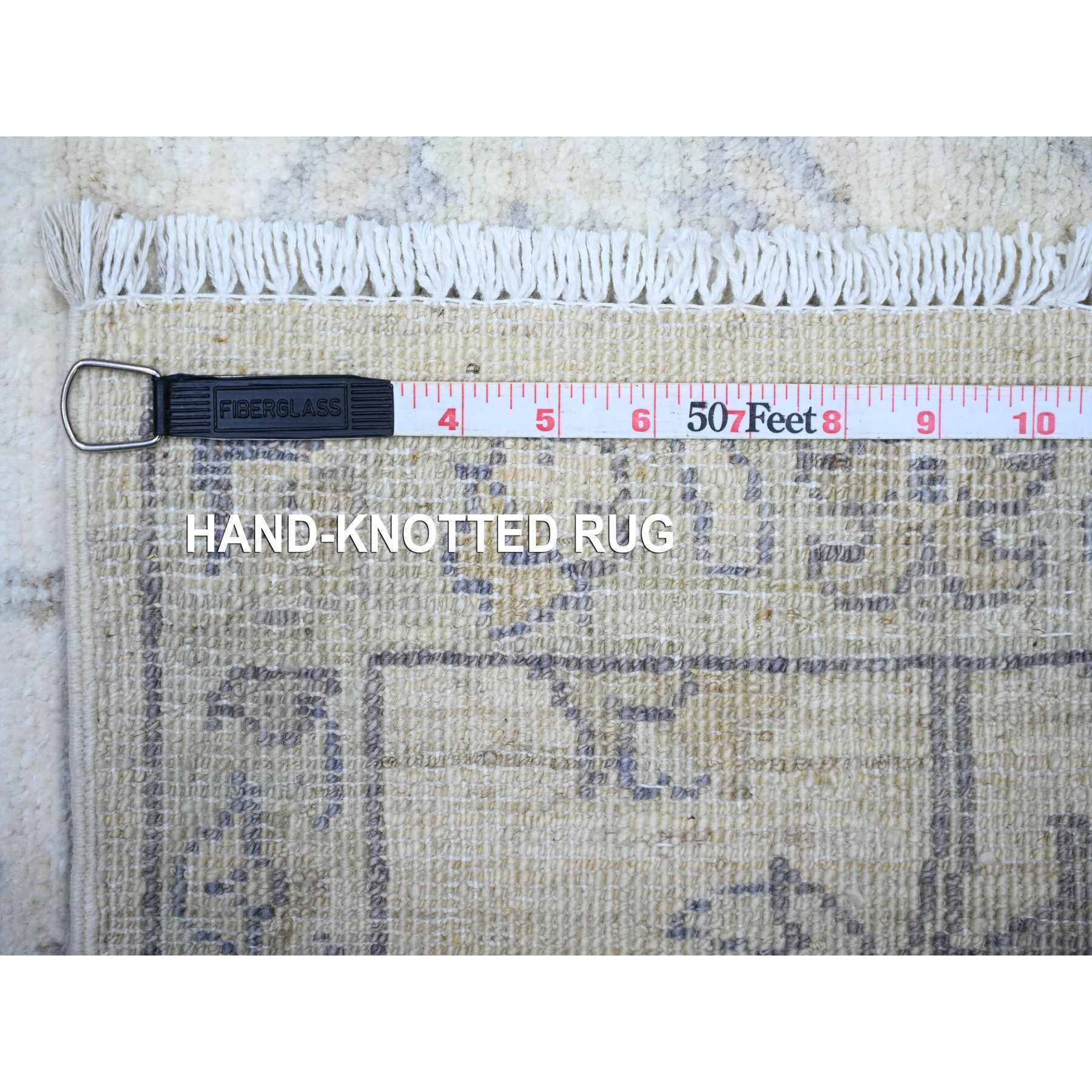 Oushak-And-Peshawar-Hand-Knotted-Rug-442750
