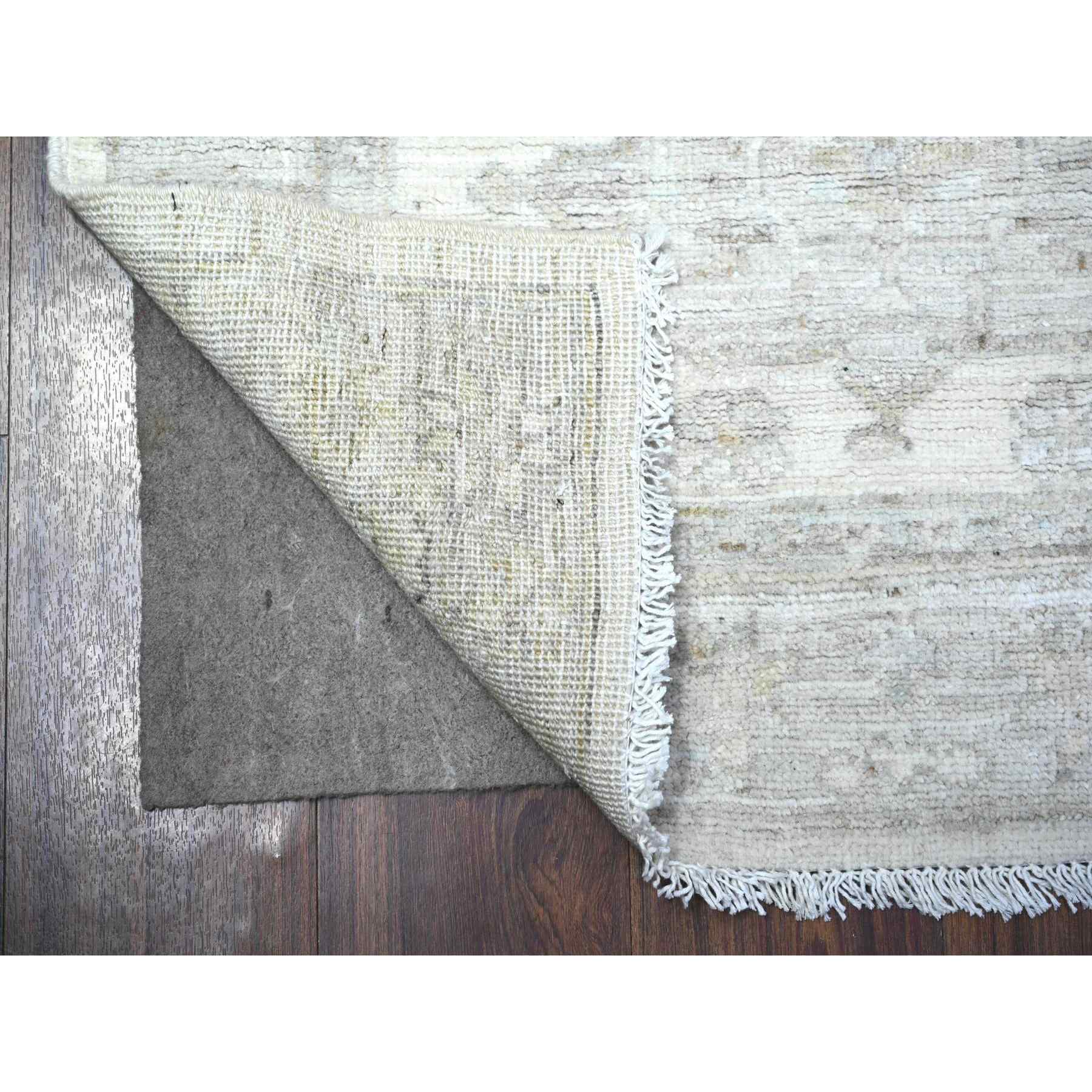 Oushak-And-Peshawar-Hand-Knotted-Rug-442760