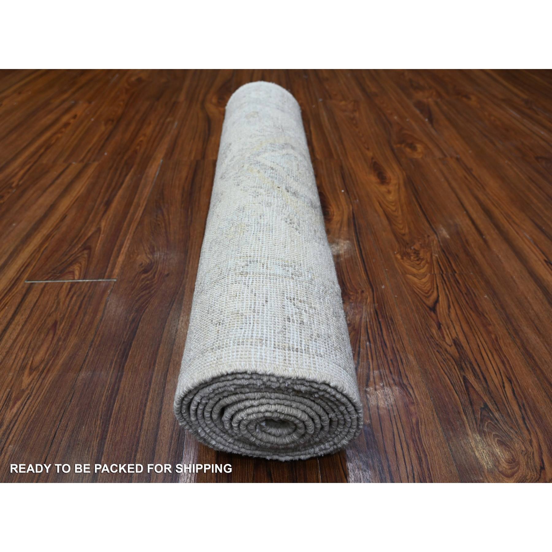 Oushak-And-Peshawar-Hand-Knotted-Rug-442760