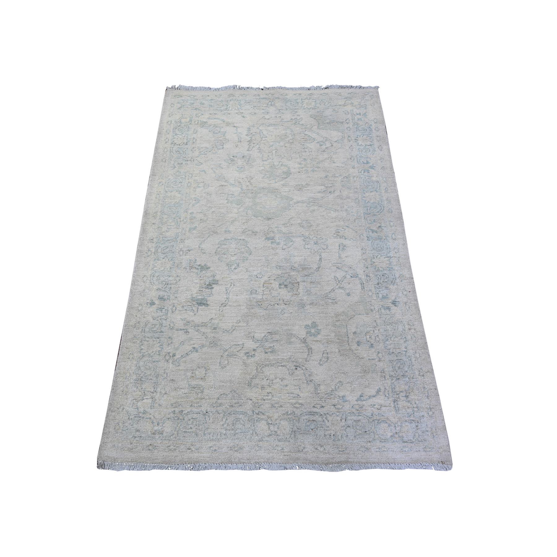 Oushak-And-Peshawar-Hand-Knotted-Rug-442765