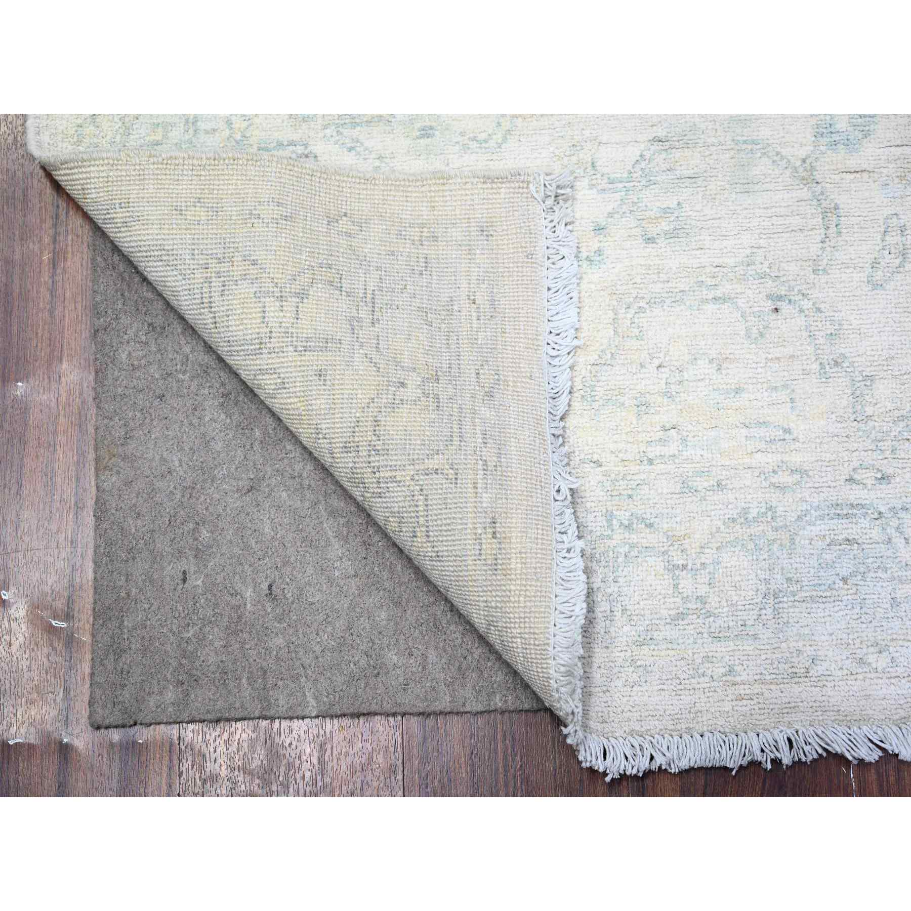 Oushak-And-Peshawar-Hand-Knotted-Rug-442765