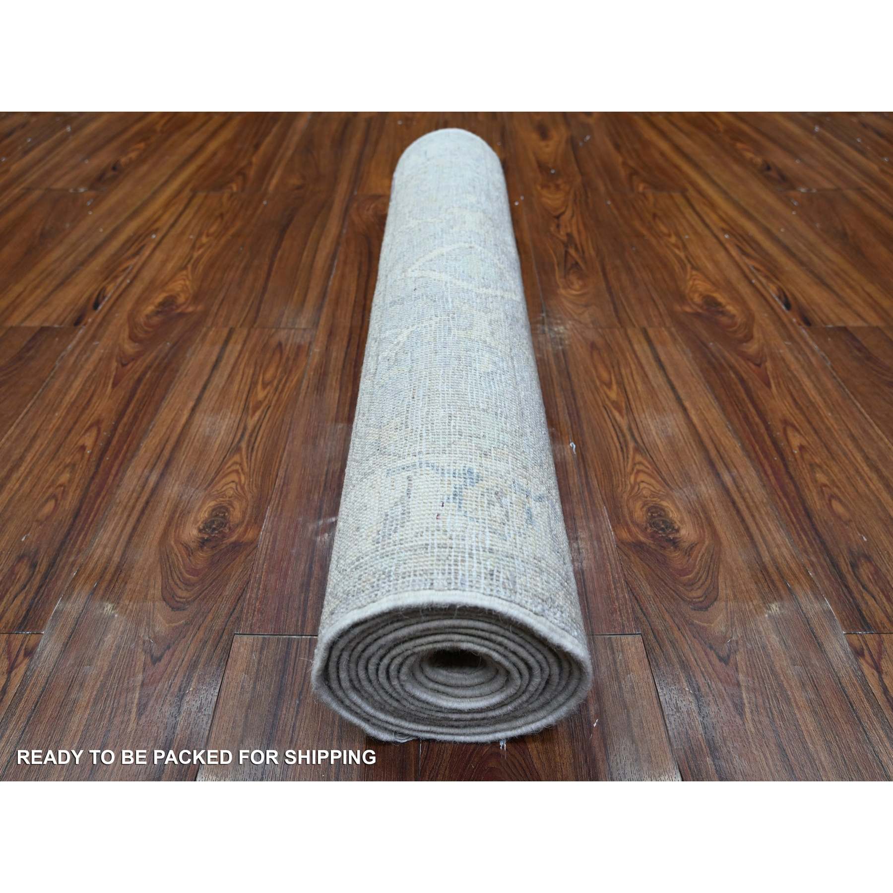 Oushak-And-Peshawar-Hand-Knotted-Rug-442770
