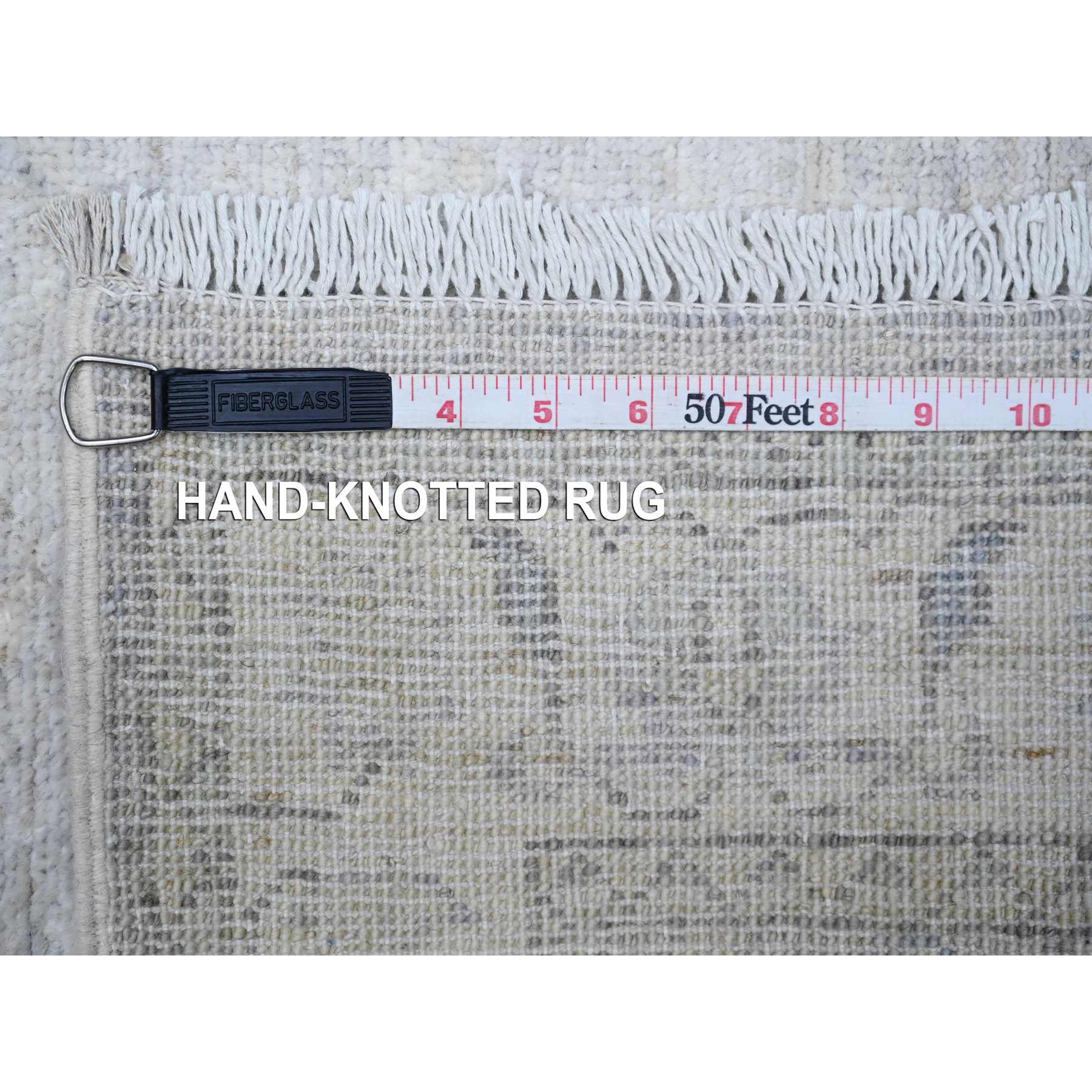 Oushak-And-Peshawar-Hand-Knotted-Rug-442770