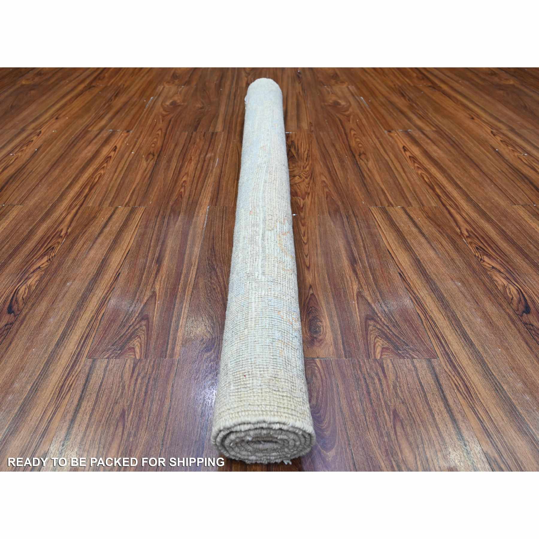Oushak-And-Peshawar-Hand-Knotted-Rug-442850