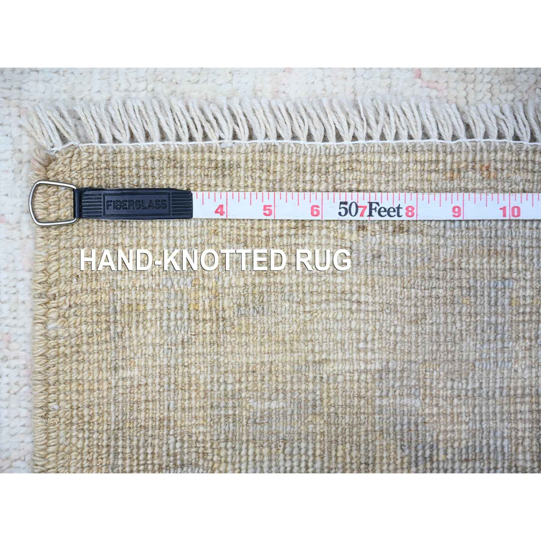 Oushak-And-Peshawar-Hand-Knotted-Rug-442850