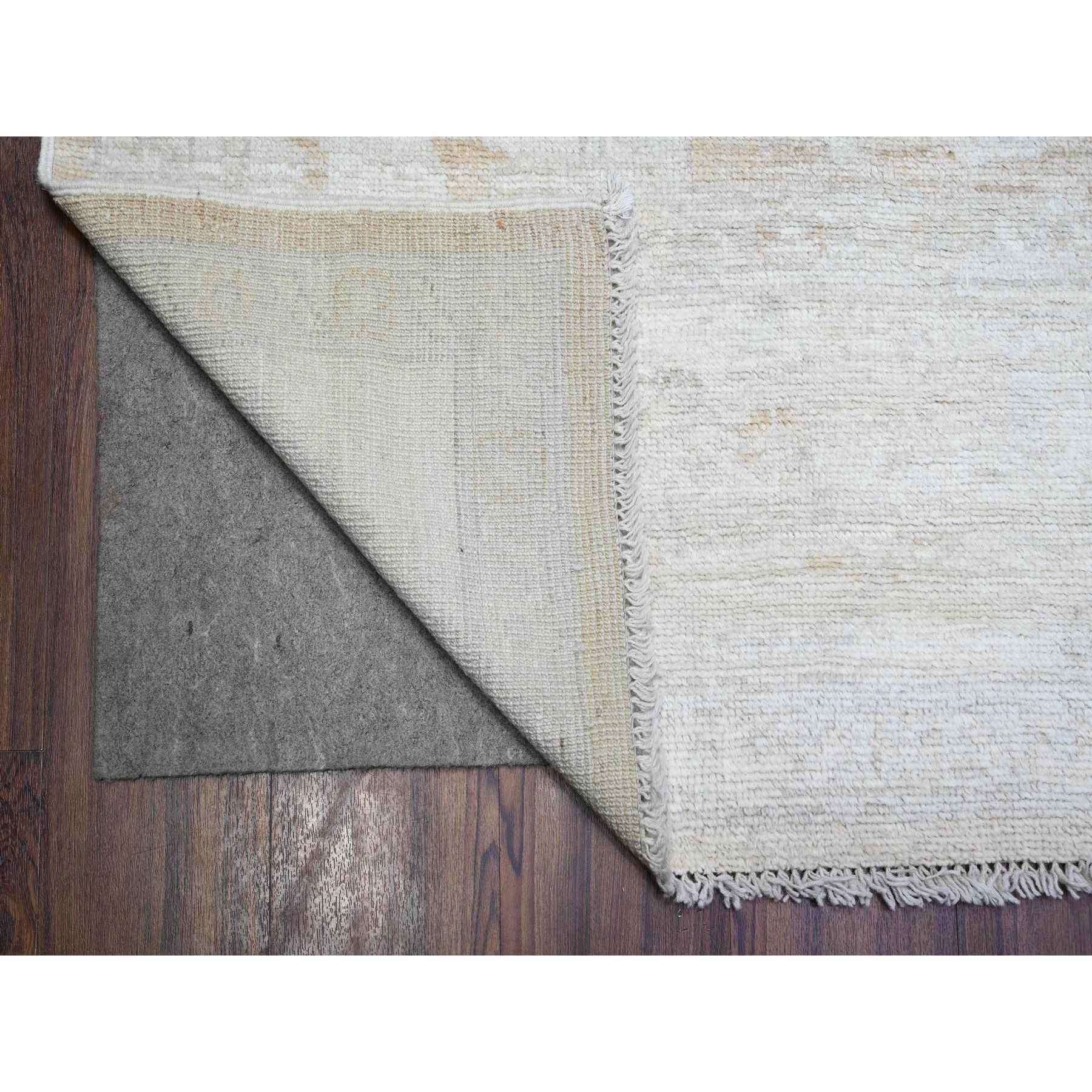 Oushak-And-Peshawar-Hand-Knotted-Rug-442895