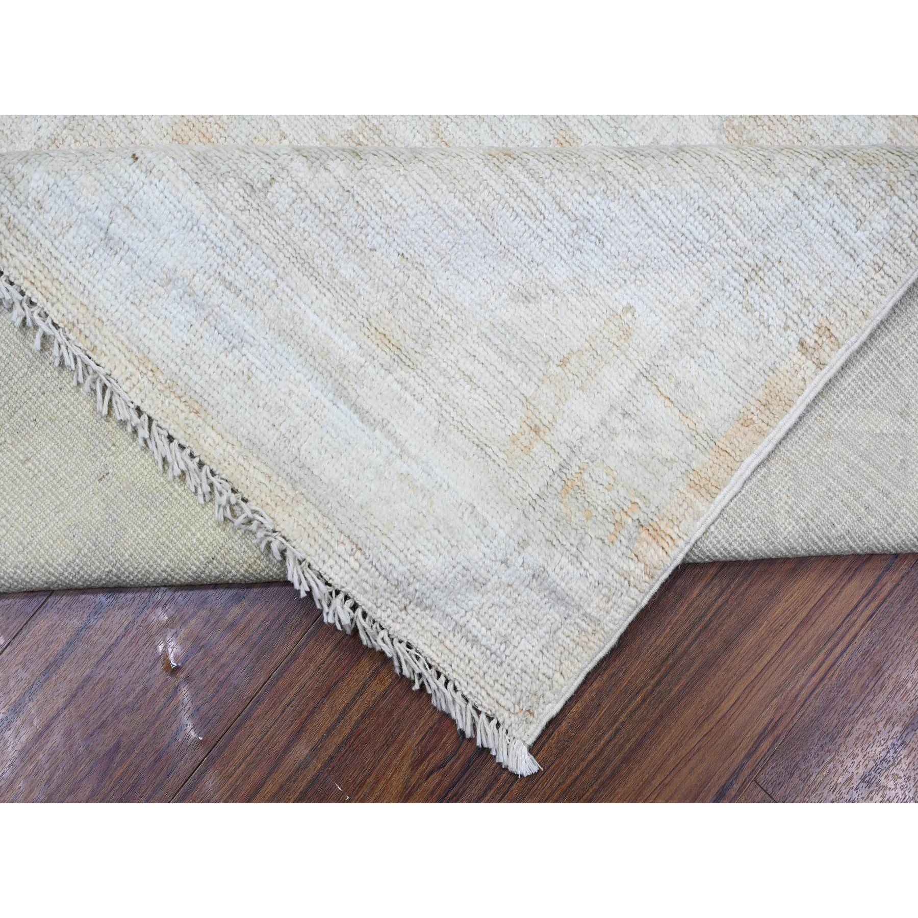 Oushak-And-Peshawar-Hand-Knotted-Rug-442895