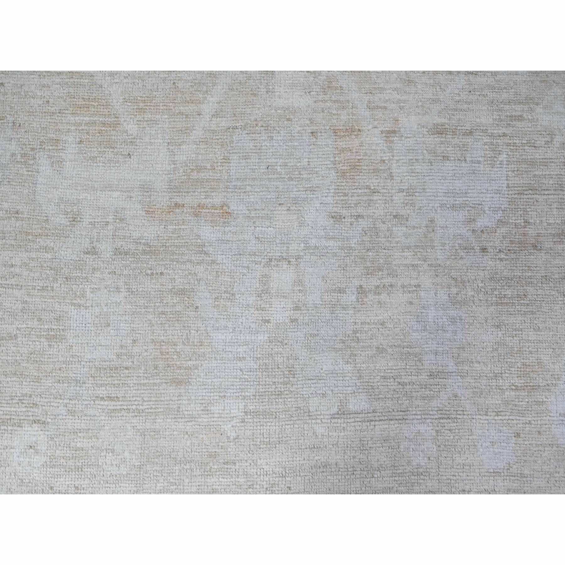 Oushak-And-Peshawar-Hand-Knotted-Rug-442895