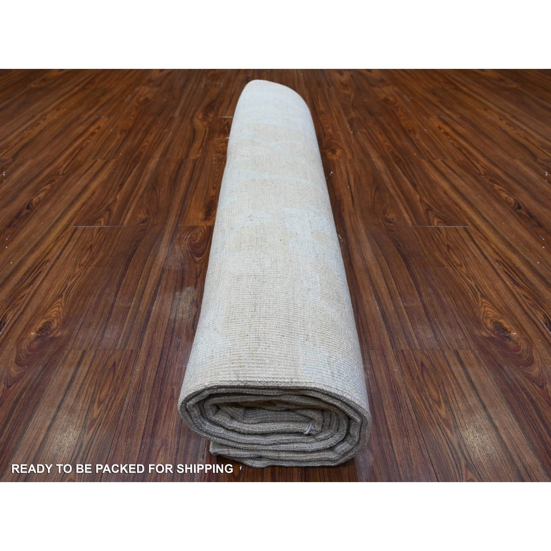 Oushak-And-Peshawar-Hand-Knotted-Rug-442895