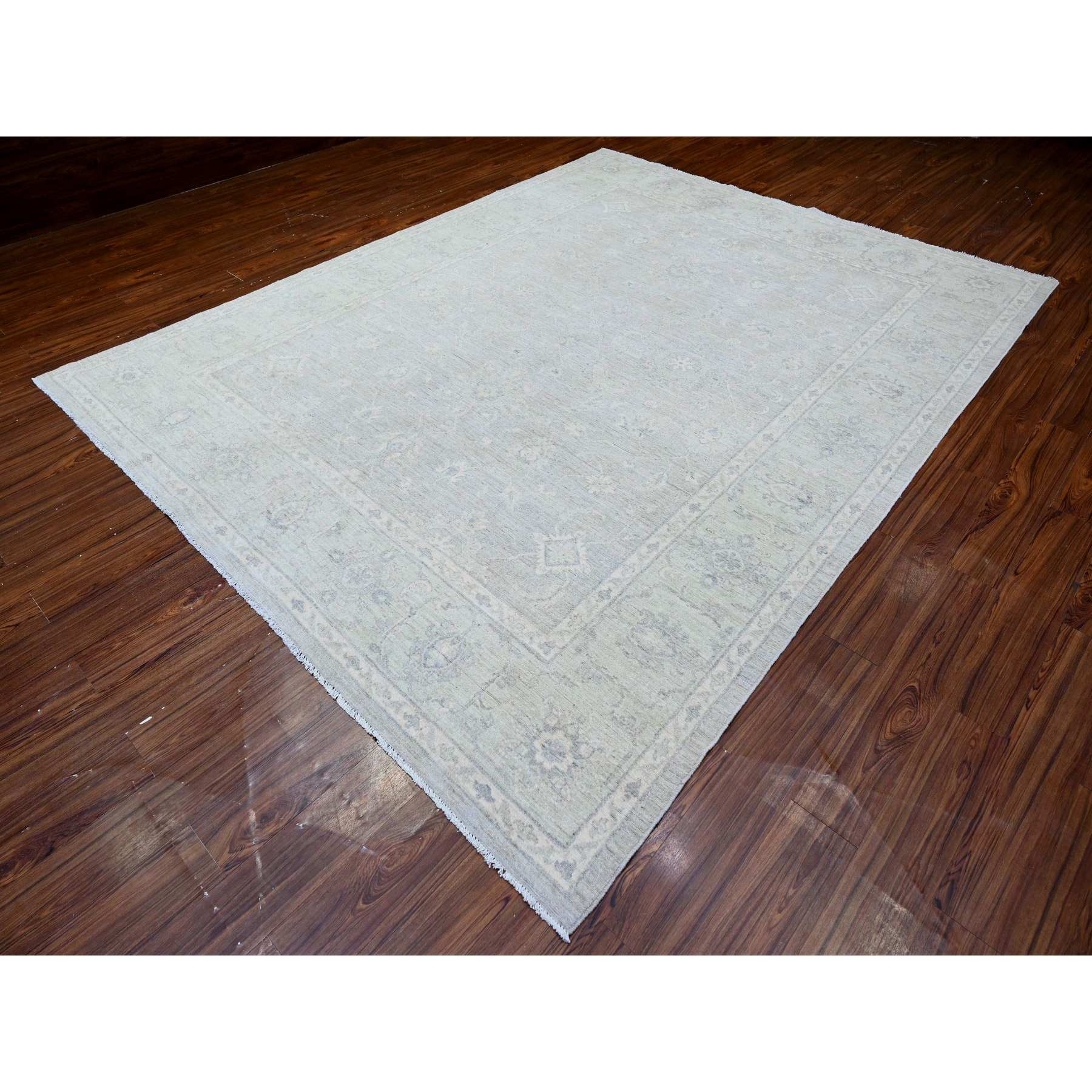 Oushak-And-Peshawar-Hand-Knotted-Rug-442910