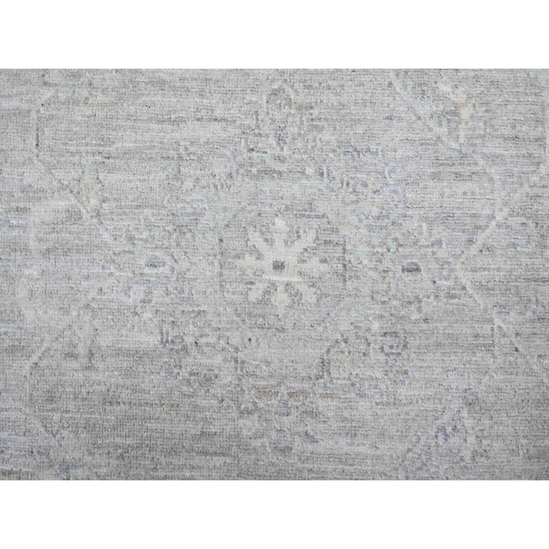 Oushak-And-Peshawar-Hand-Knotted-Rug-442910