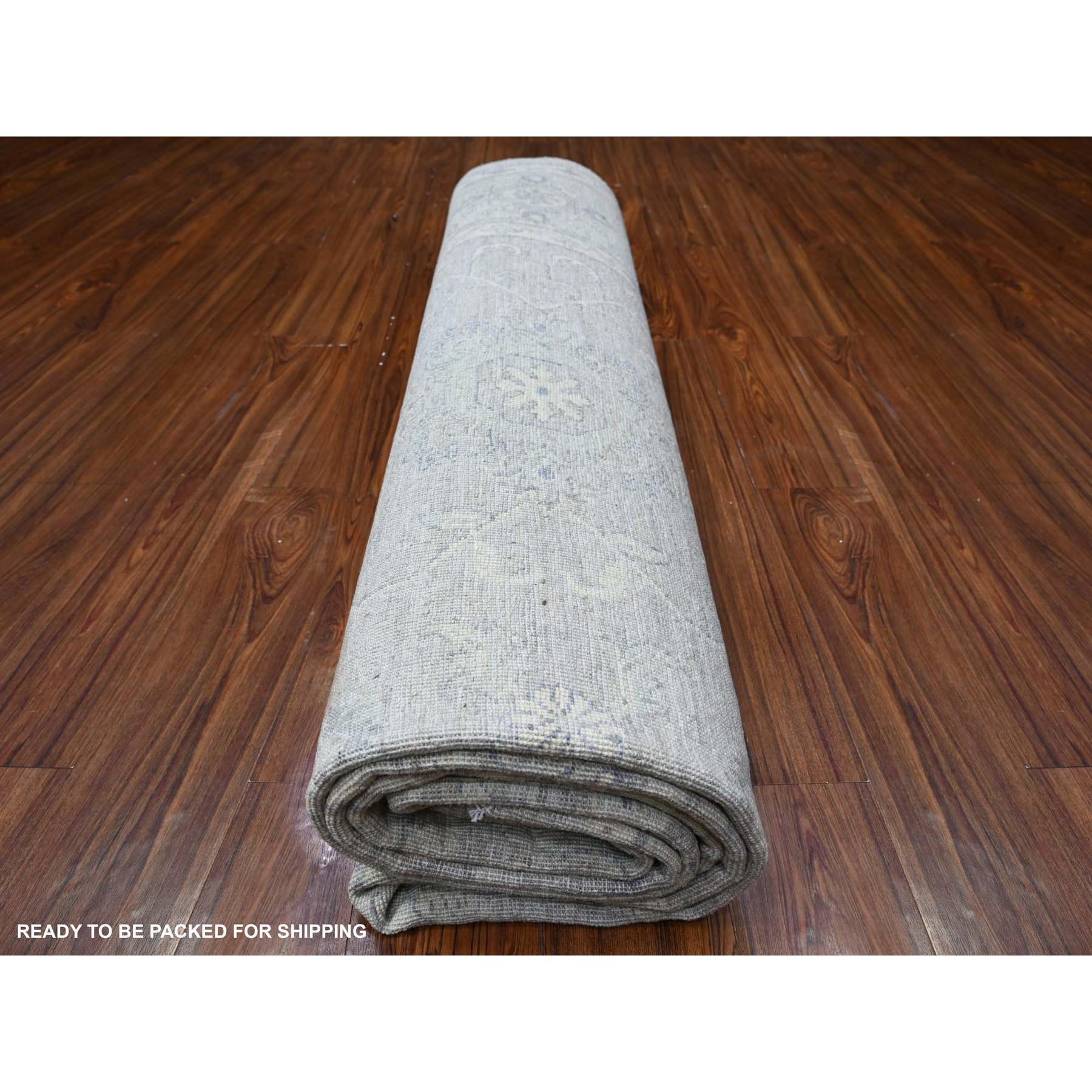 Oushak-And-Peshawar-Hand-Knotted-Rug-442910