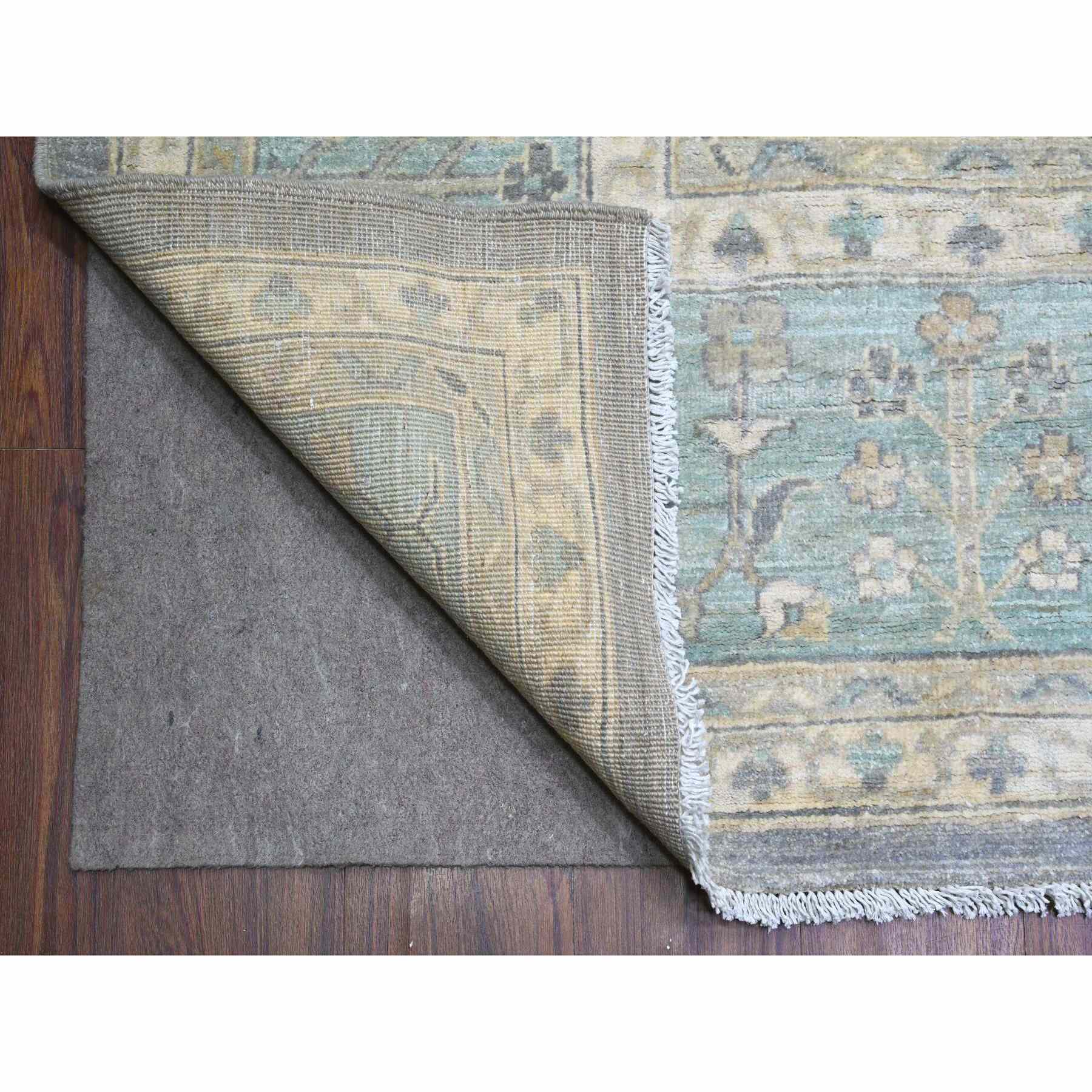 Oushak-And-Peshawar-Hand-Knotted-Rug-442920