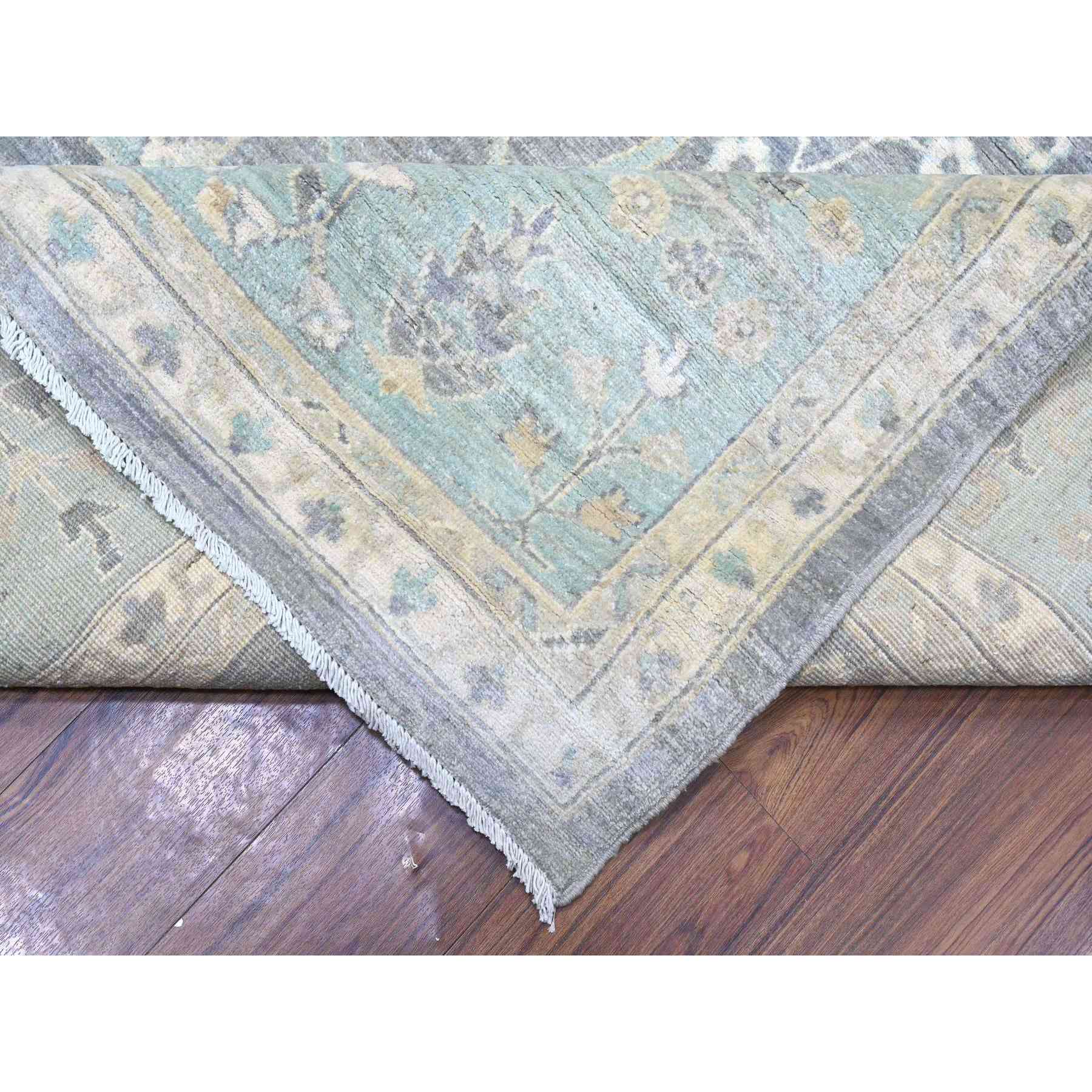 Oushak-And-Peshawar-Hand-Knotted-Rug-442920