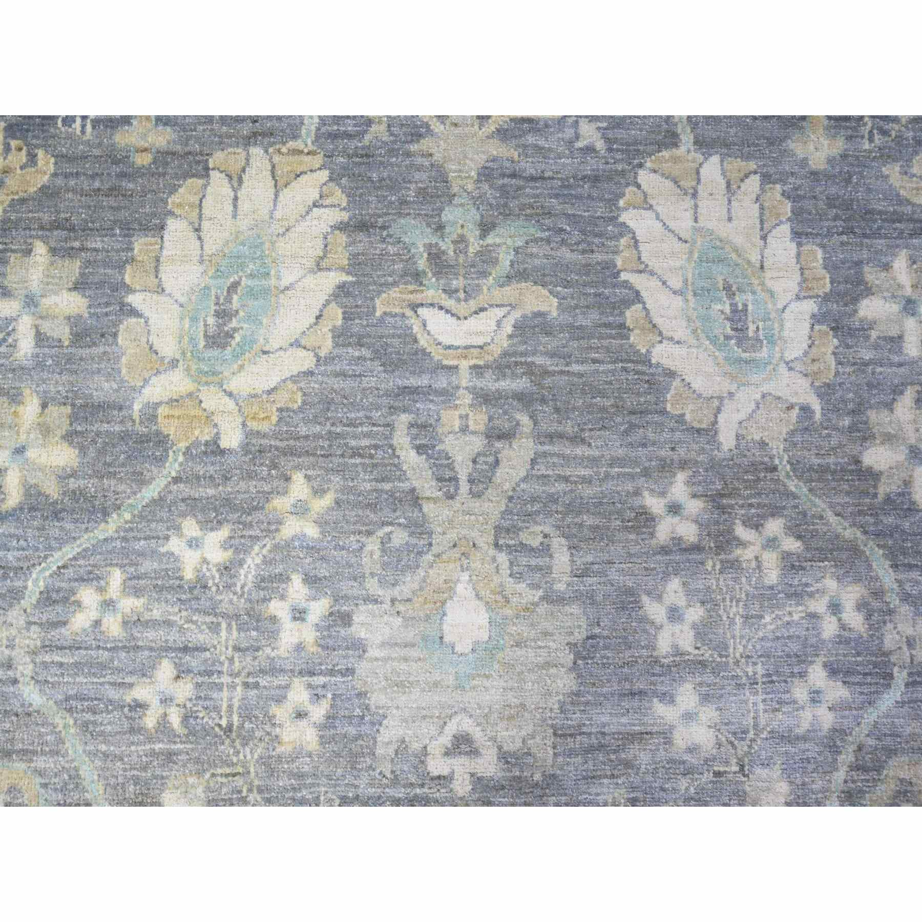 Oushak-And-Peshawar-Hand-Knotted-Rug-442920