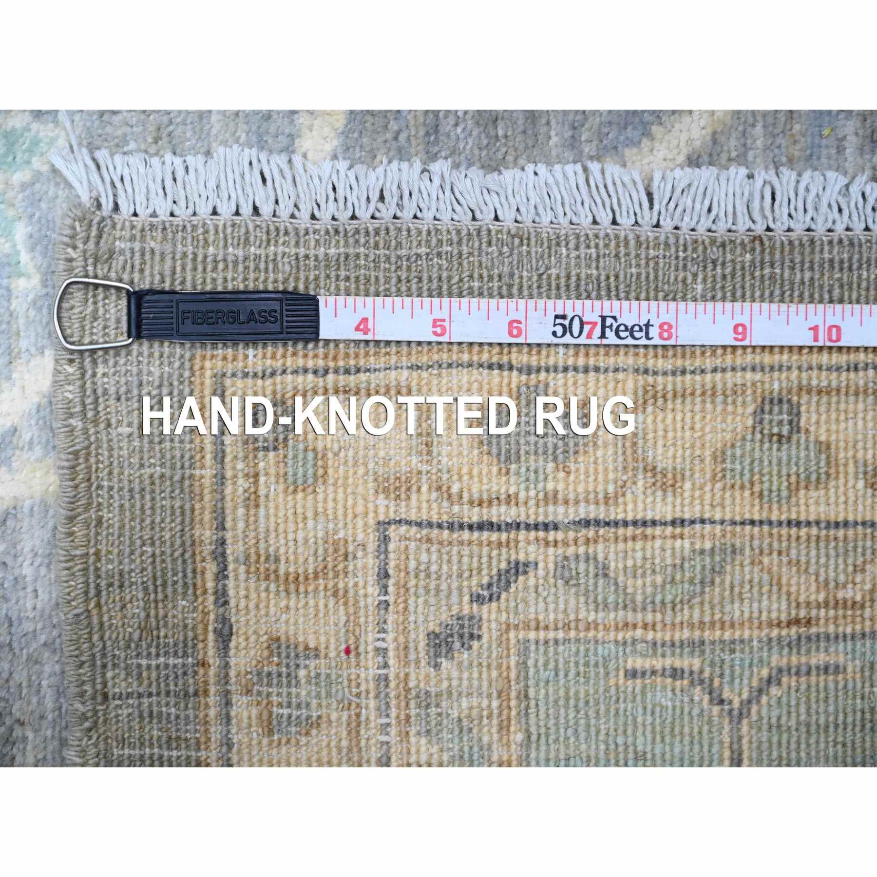 Oushak-And-Peshawar-Hand-Knotted-Rug-442920
