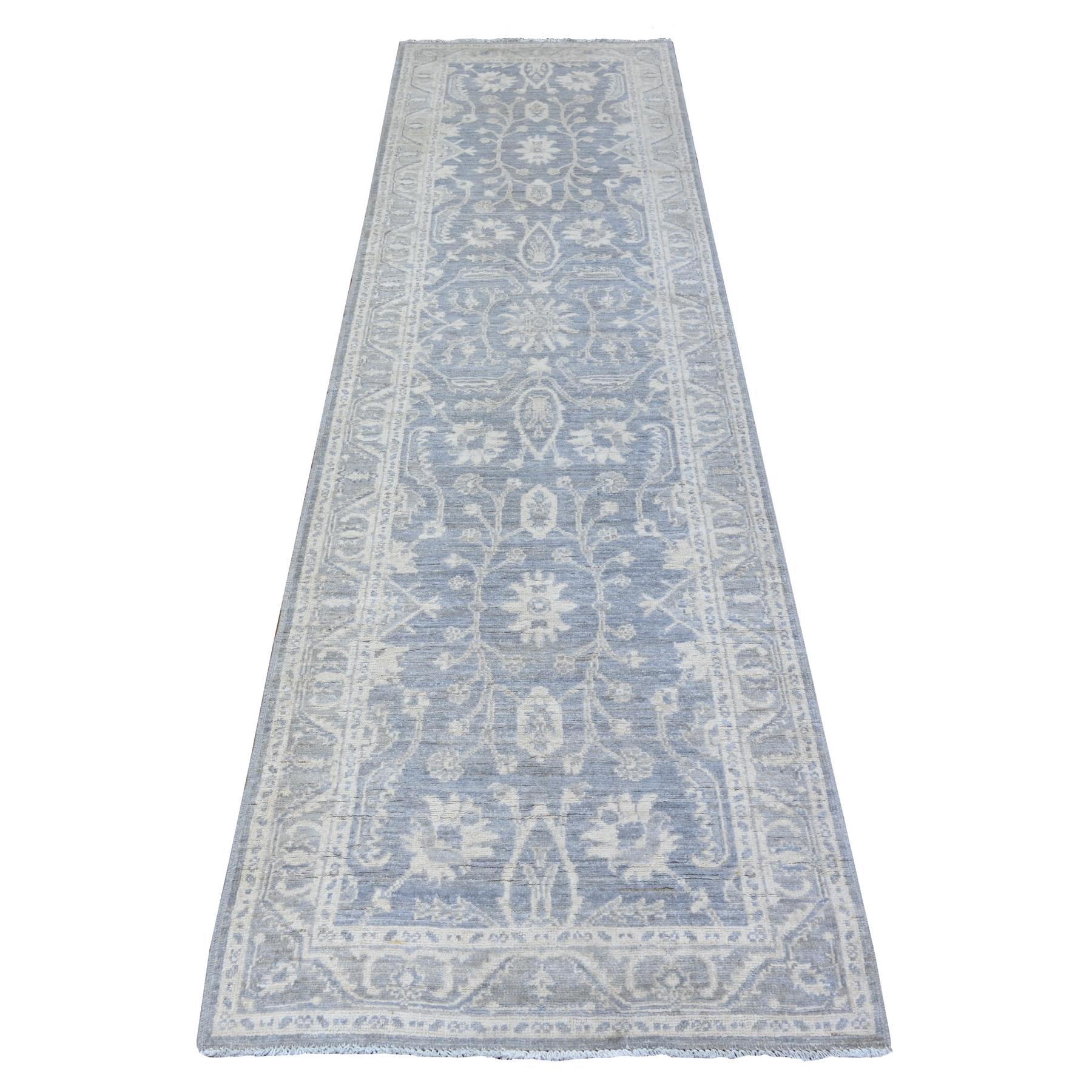 Oushak-And-Peshawar-Hand-Knotted-Rug-442935
