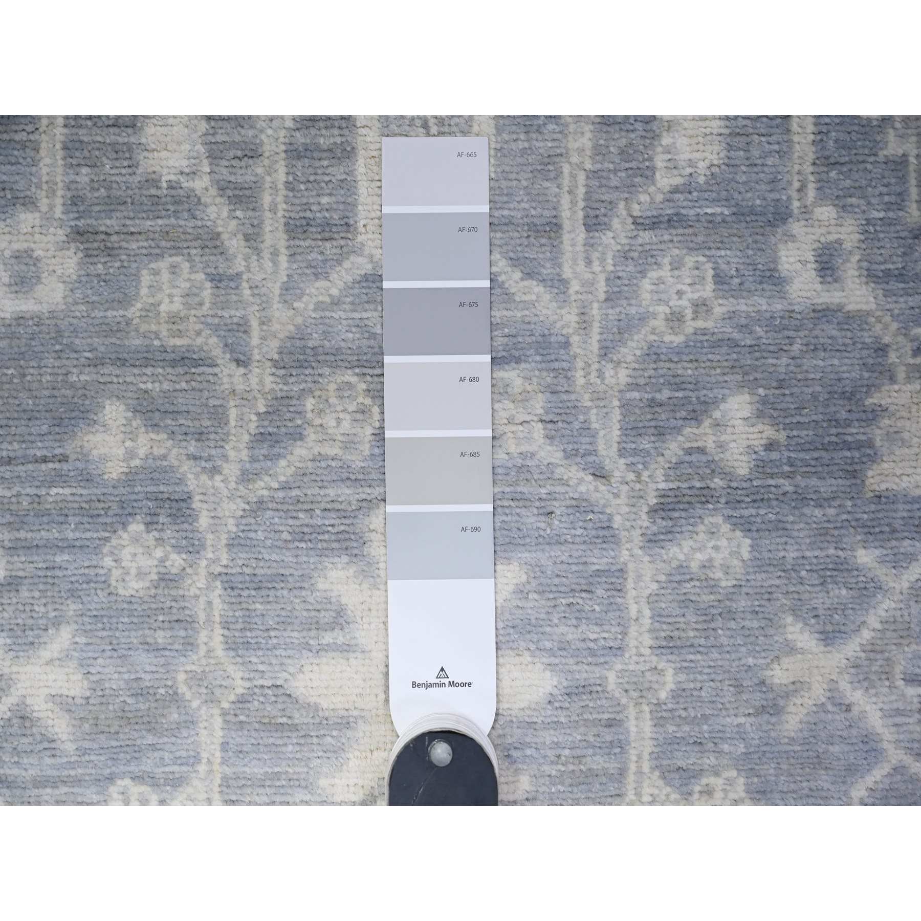 Oushak-And-Peshawar-Hand-Knotted-Rug-442935