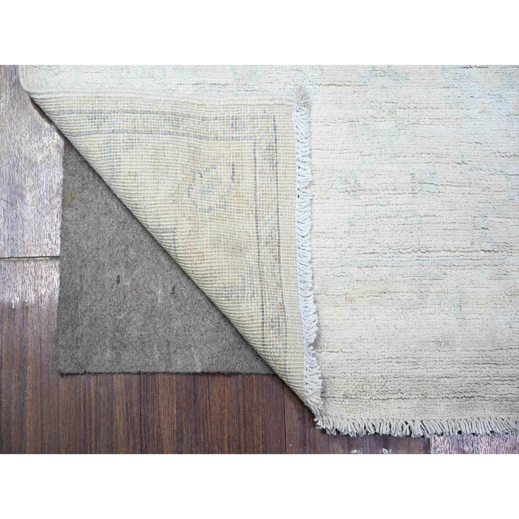 Oushak-And-Peshawar-Hand-Knotted-Rug-442940