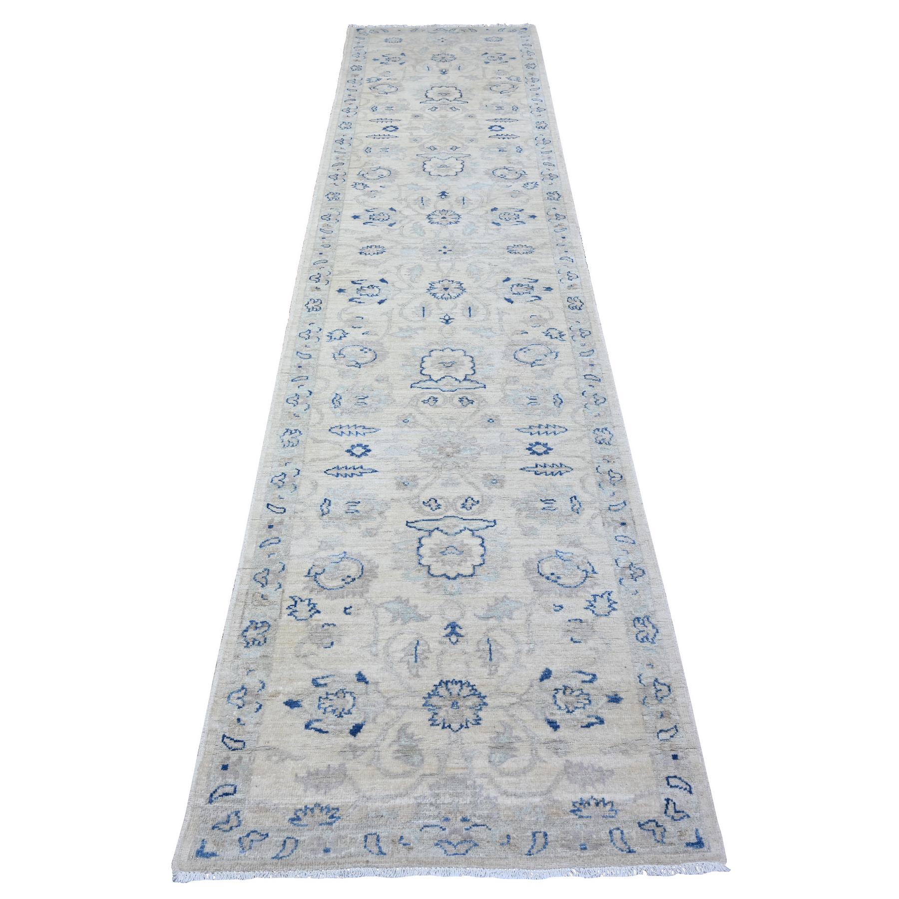 Oushak-And-Peshawar-Hand-Knotted-Rug-442945