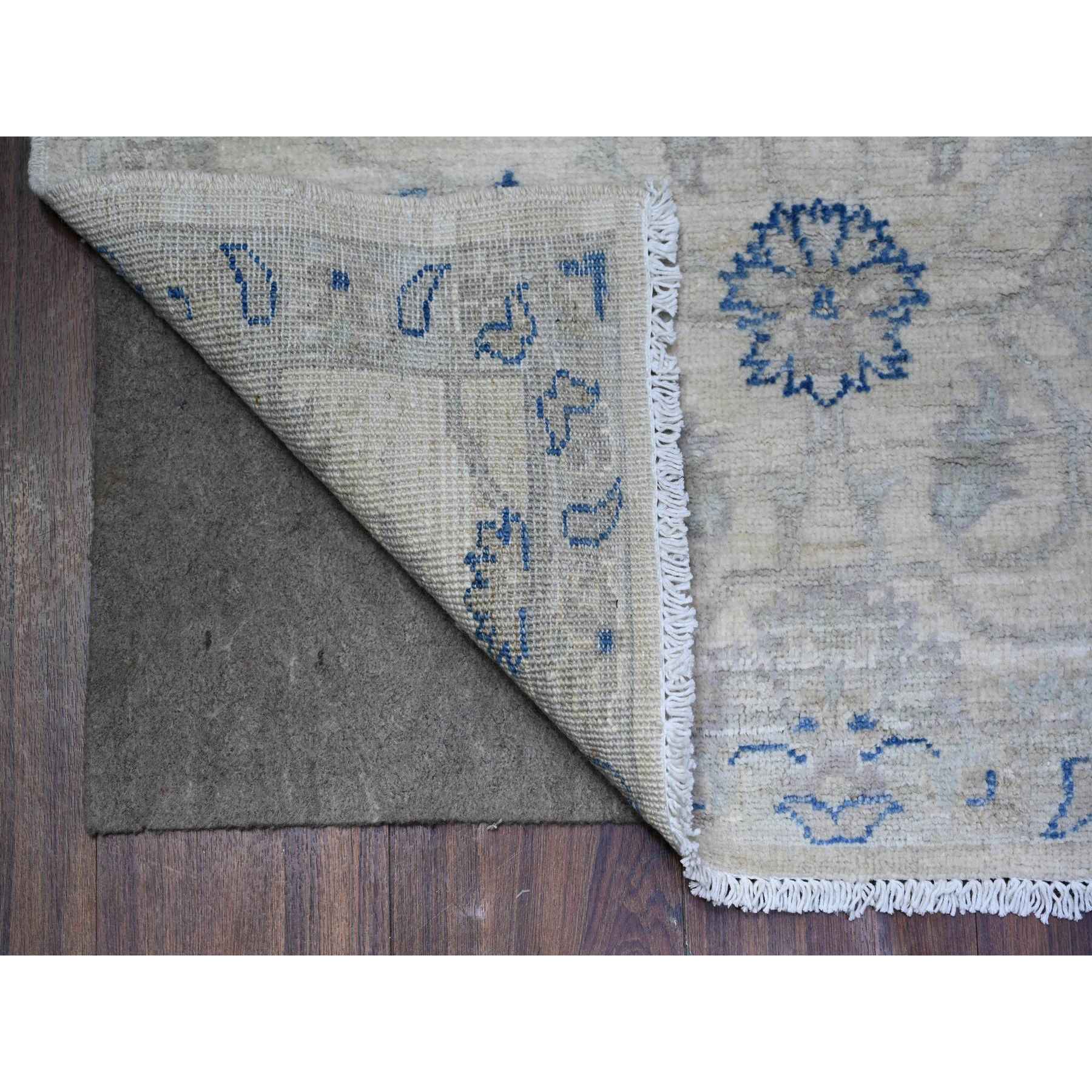 Oushak-And-Peshawar-Hand-Knotted-Rug-442945