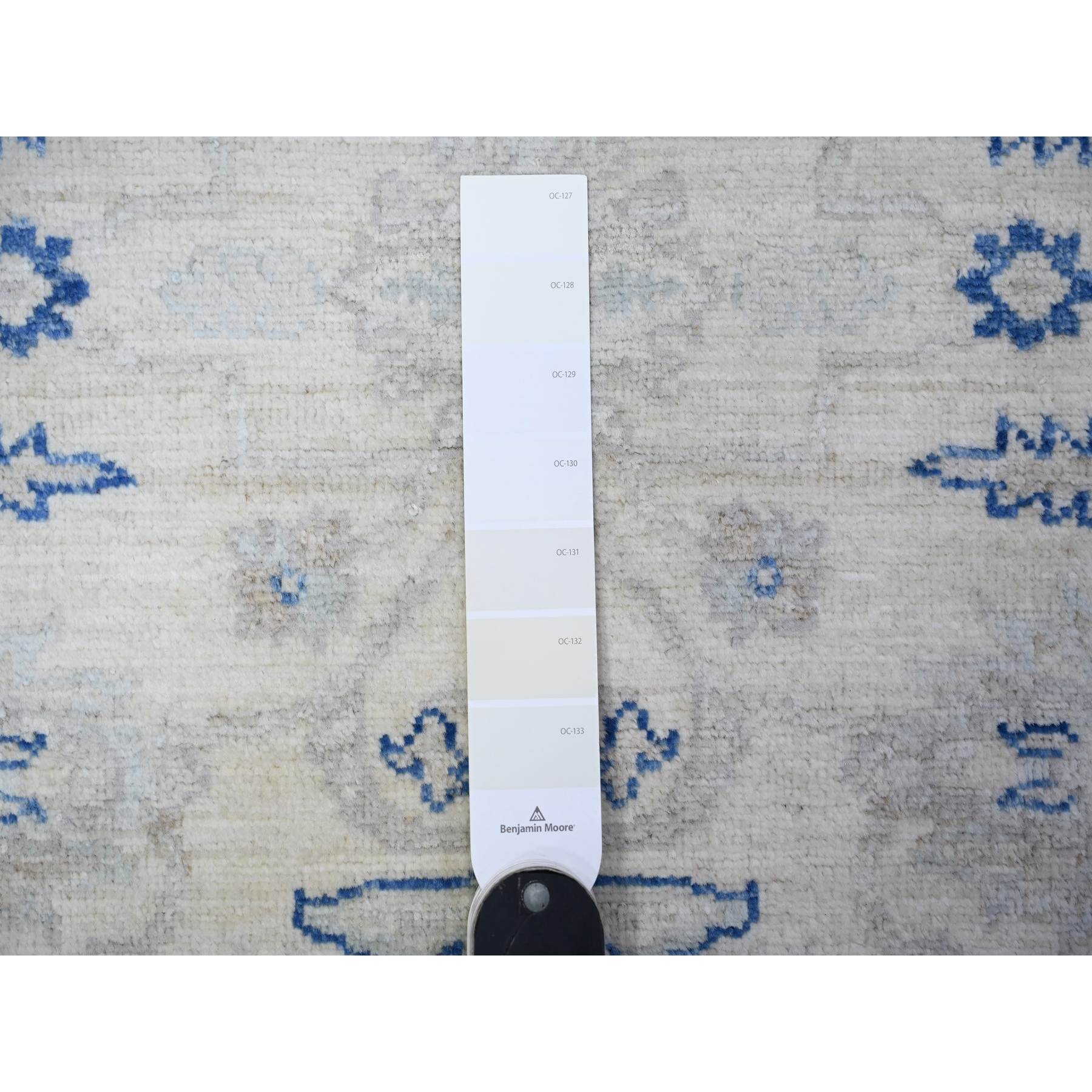 Oushak-And-Peshawar-Hand-Knotted-Rug-442945