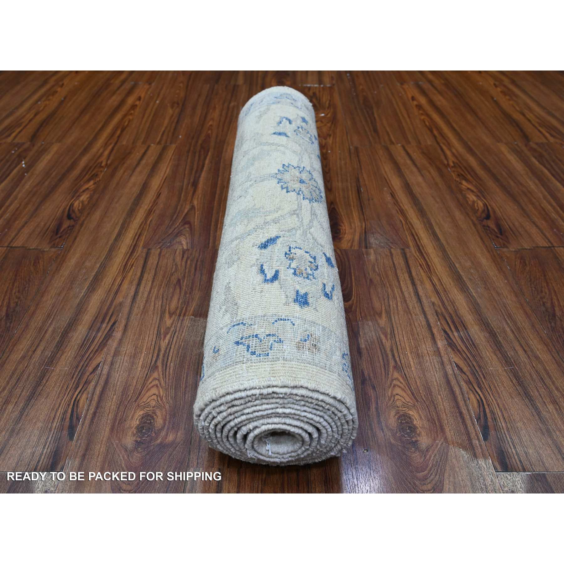 Oushak-And-Peshawar-Hand-Knotted-Rug-442945