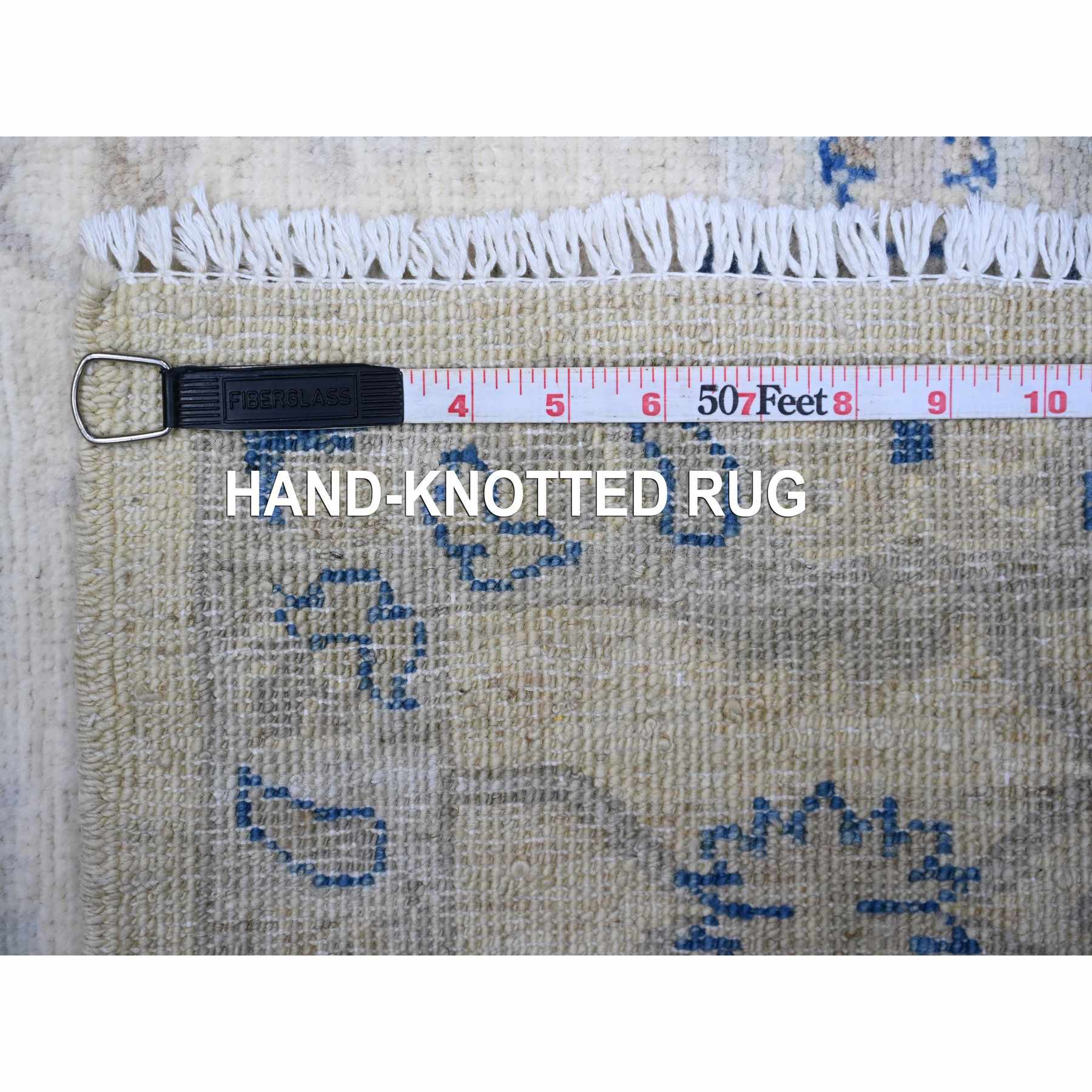 Oushak-And-Peshawar-Hand-Knotted-Rug-442945