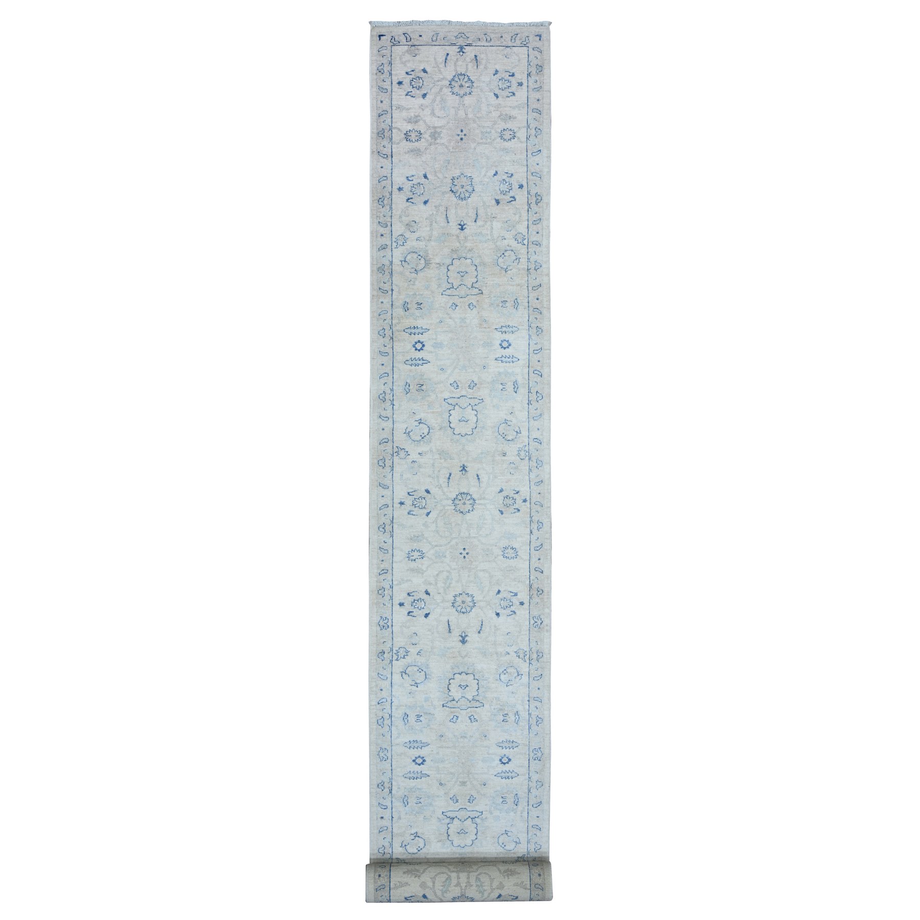 Oushak-And-Peshawar-Hand-Knotted-Rug-442960