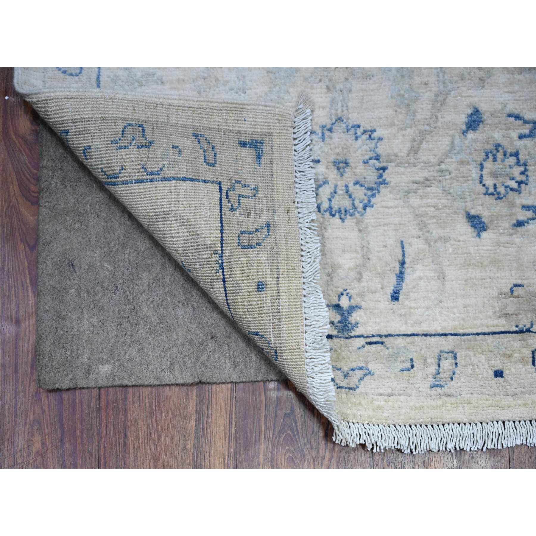 Oushak-And-Peshawar-Hand-Knotted-Rug-442960