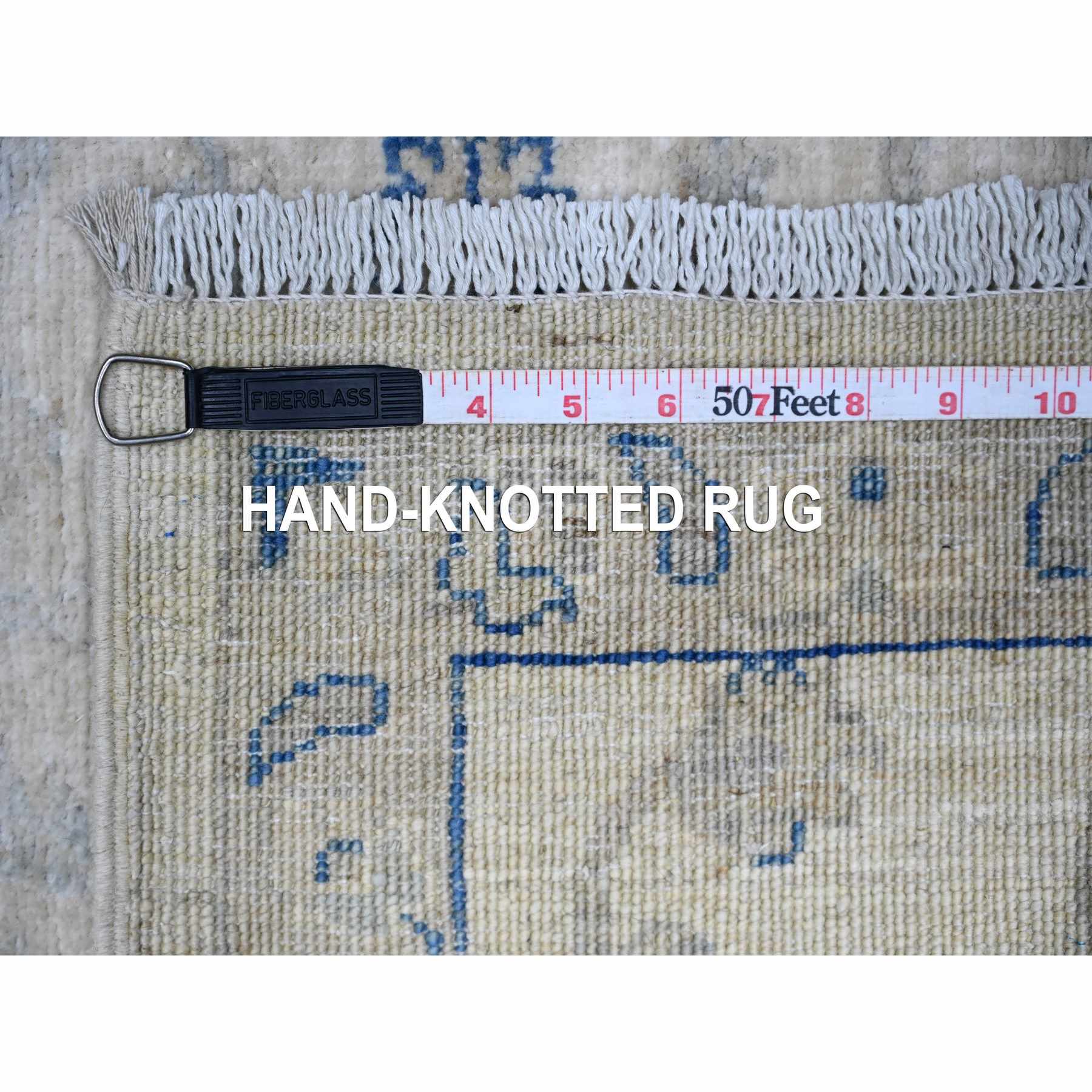 Oushak-And-Peshawar-Hand-Knotted-Rug-442960