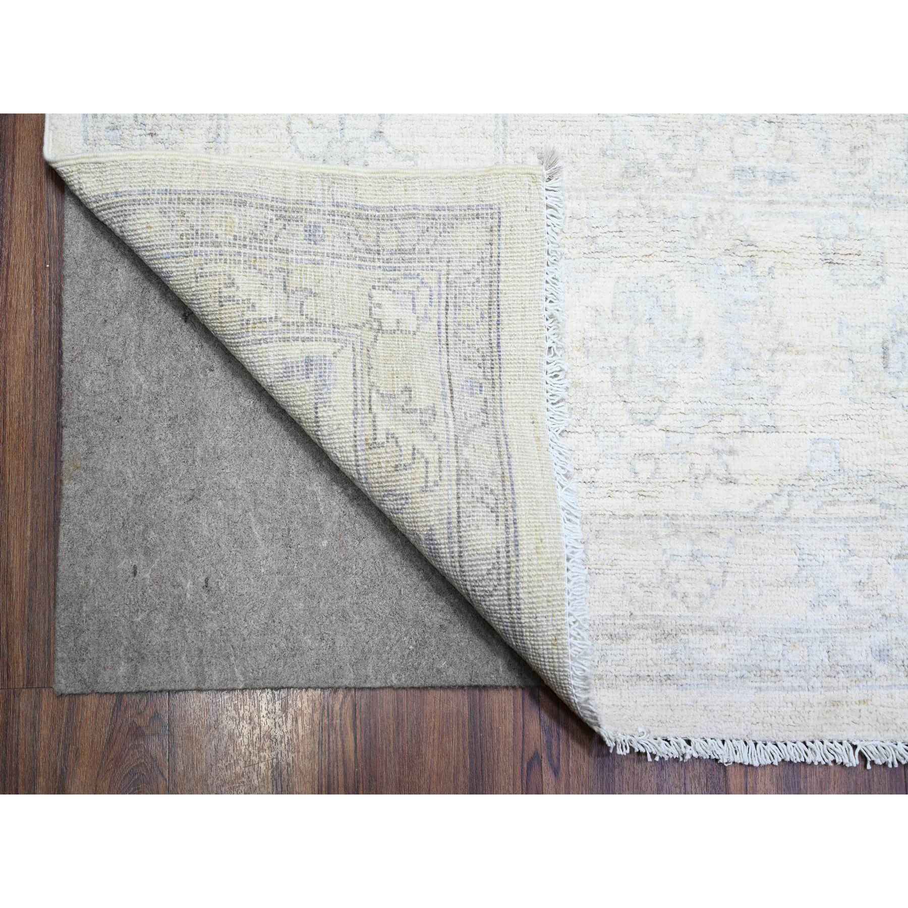 Oushak-And-Peshawar-Hand-Knotted-Rug-442975