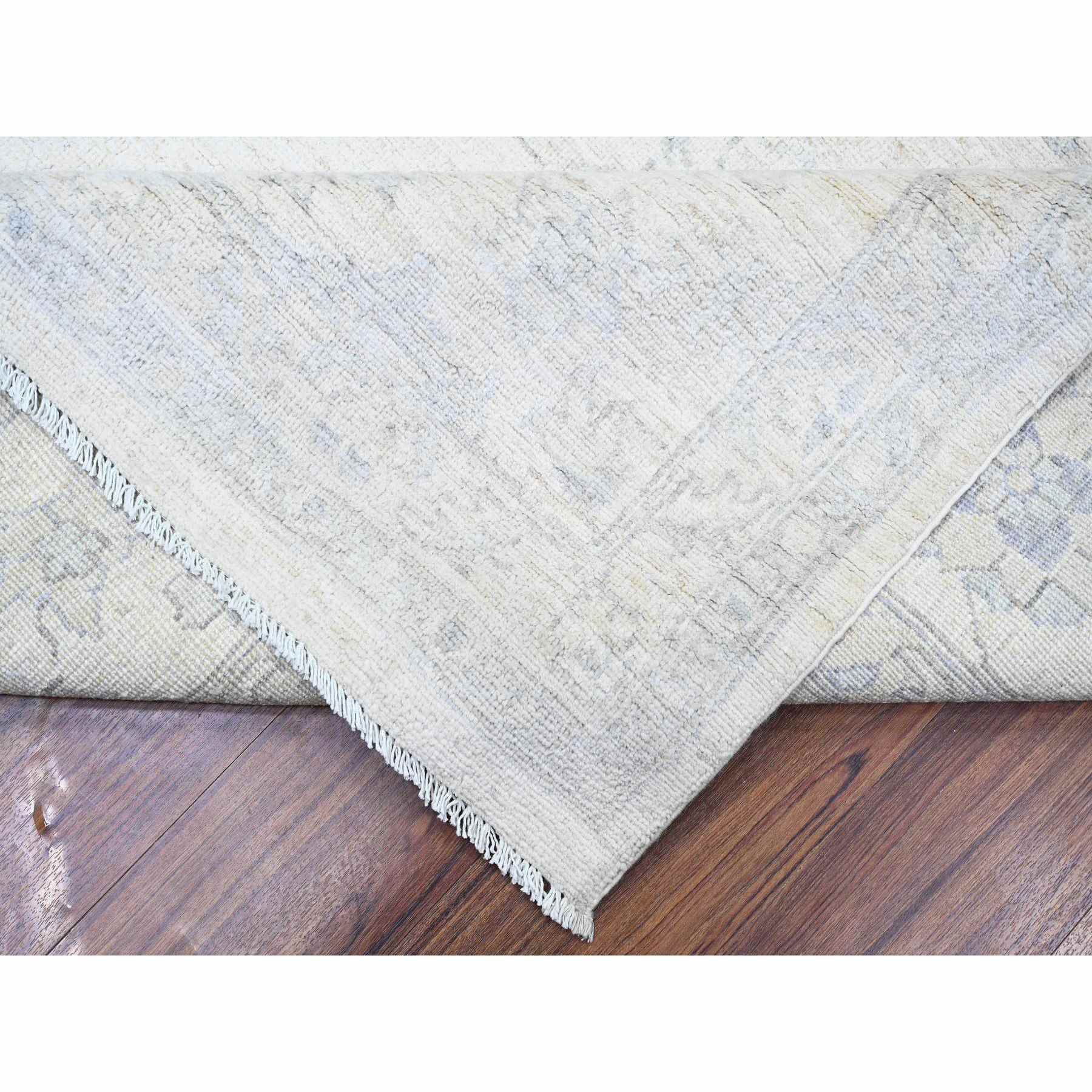 Oushak-And-Peshawar-Hand-Knotted-Rug-442975