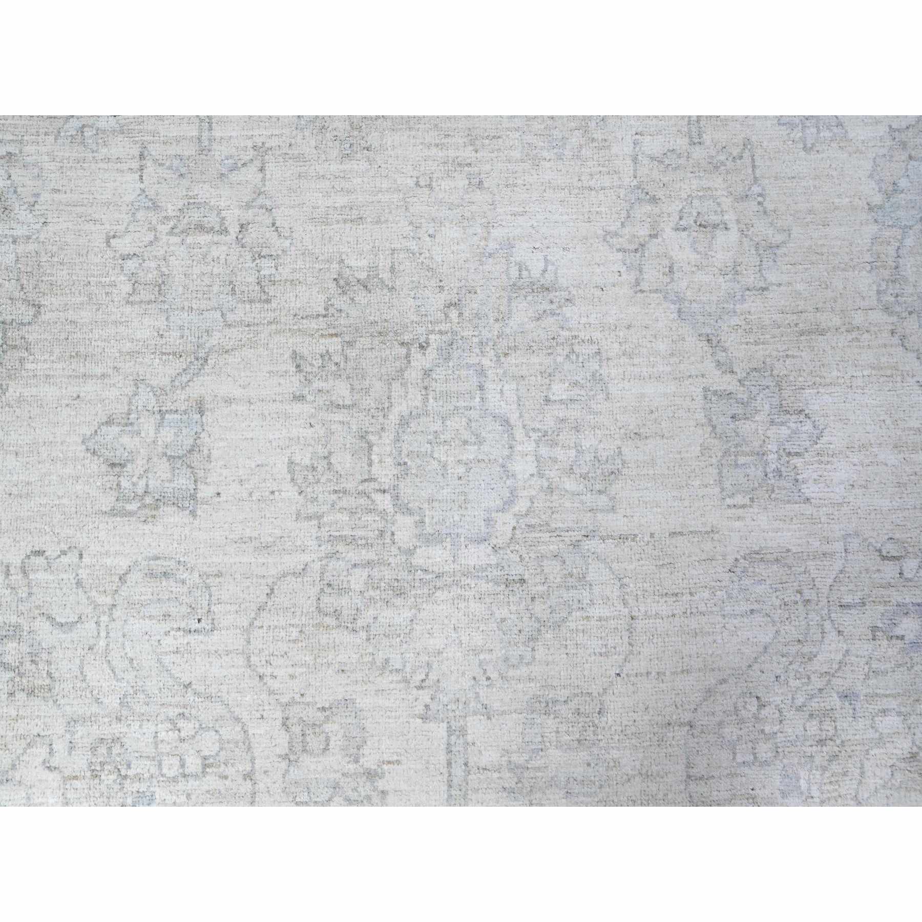 Oushak-And-Peshawar-Hand-Knotted-Rug-442975