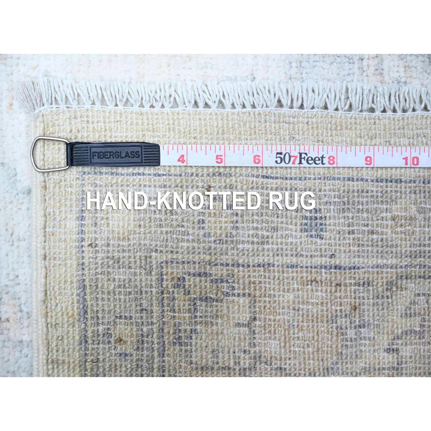 Oushak-And-Peshawar-Hand-Knotted-Rug-442975