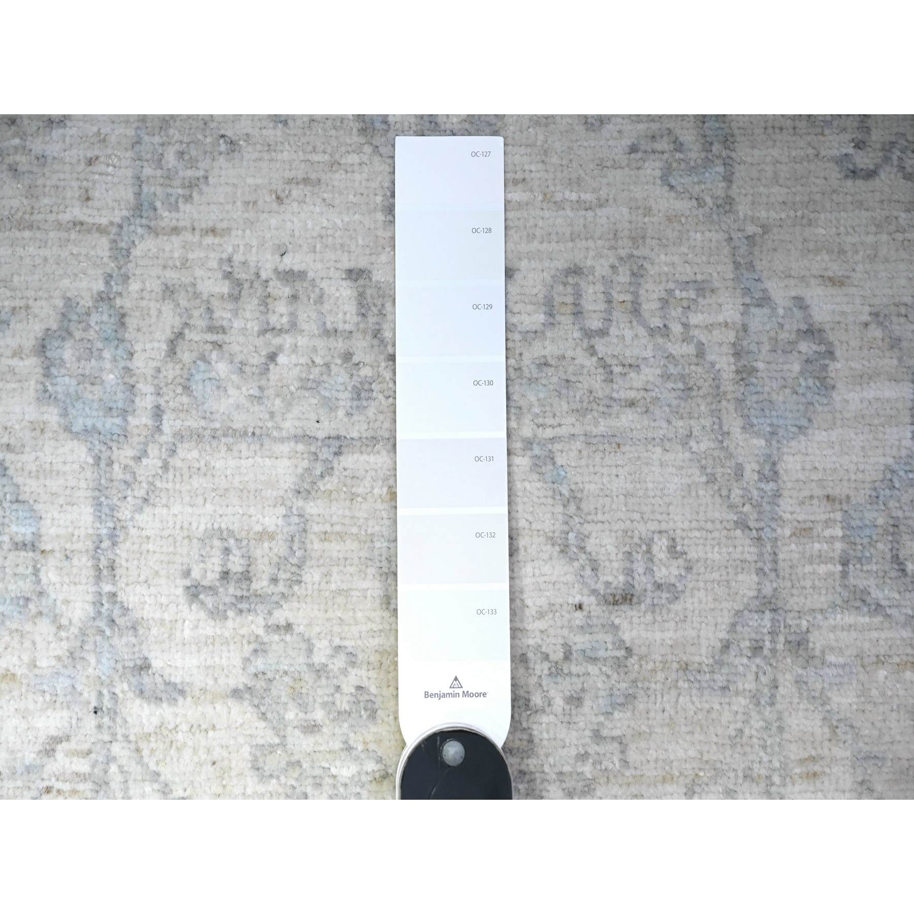 Oushak-And-Peshawar-Hand-Knotted-Rug-443170