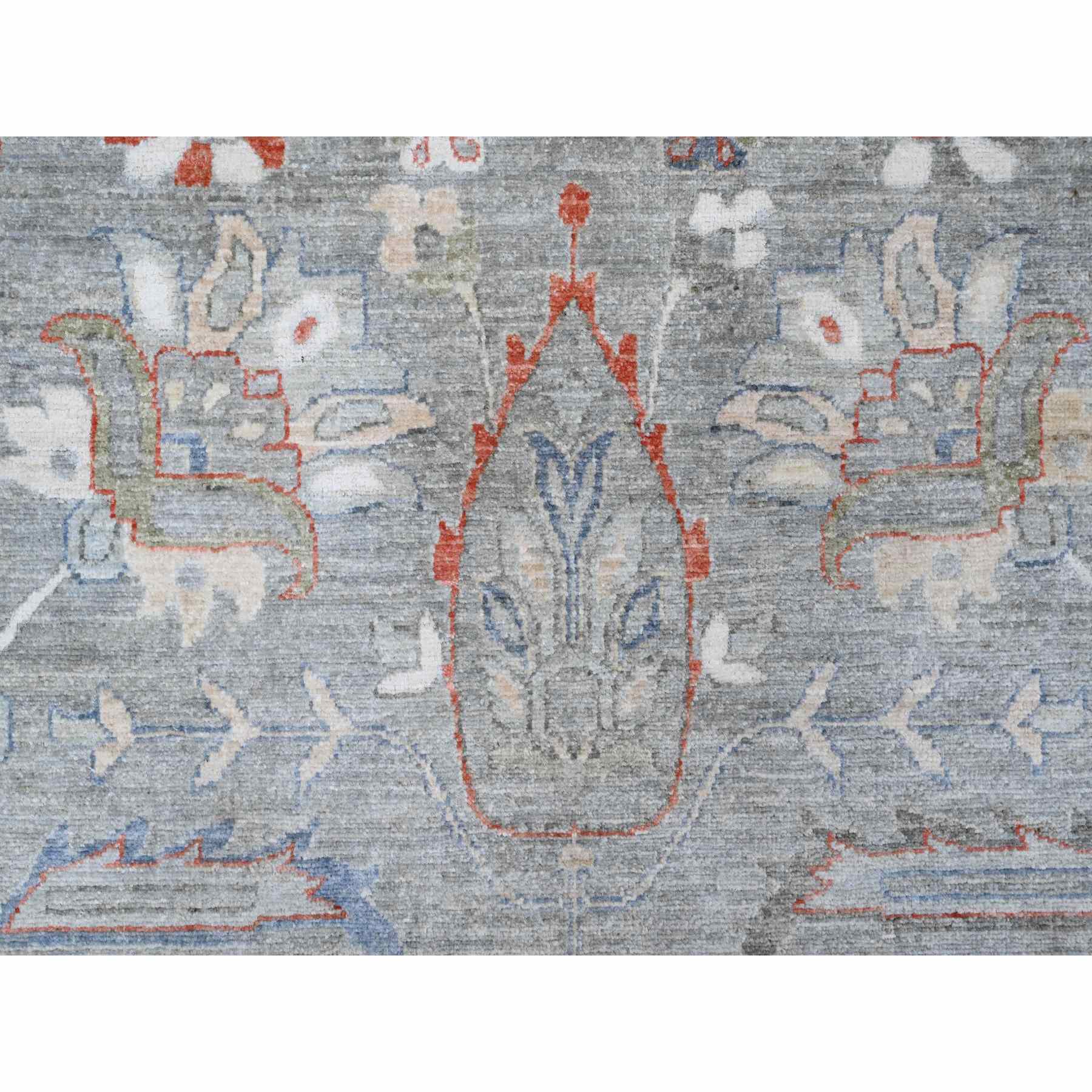 Oushak-And-Peshawar-Hand-Knotted-Rug-443215
