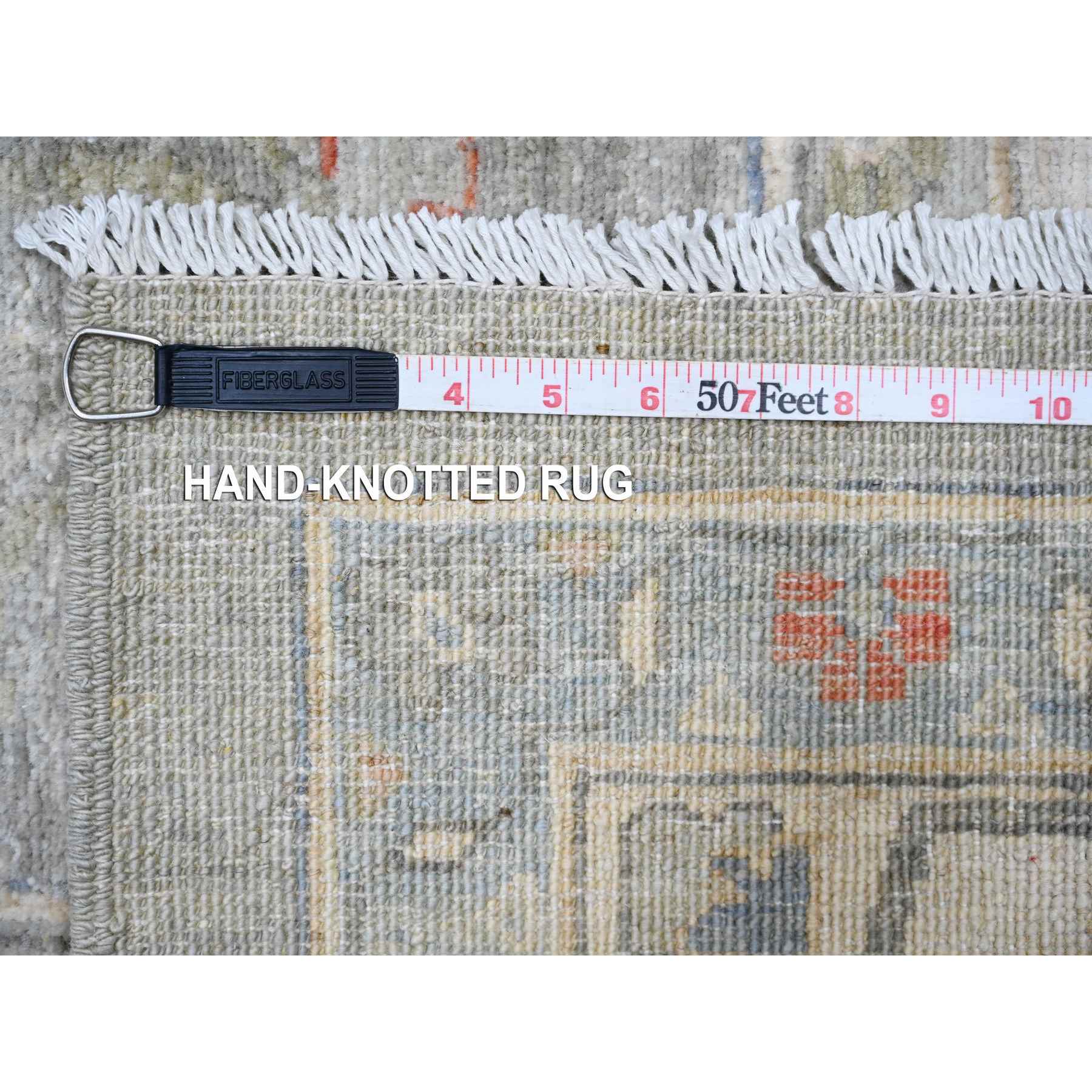 Oushak-And-Peshawar-Hand-Knotted-Rug-443215