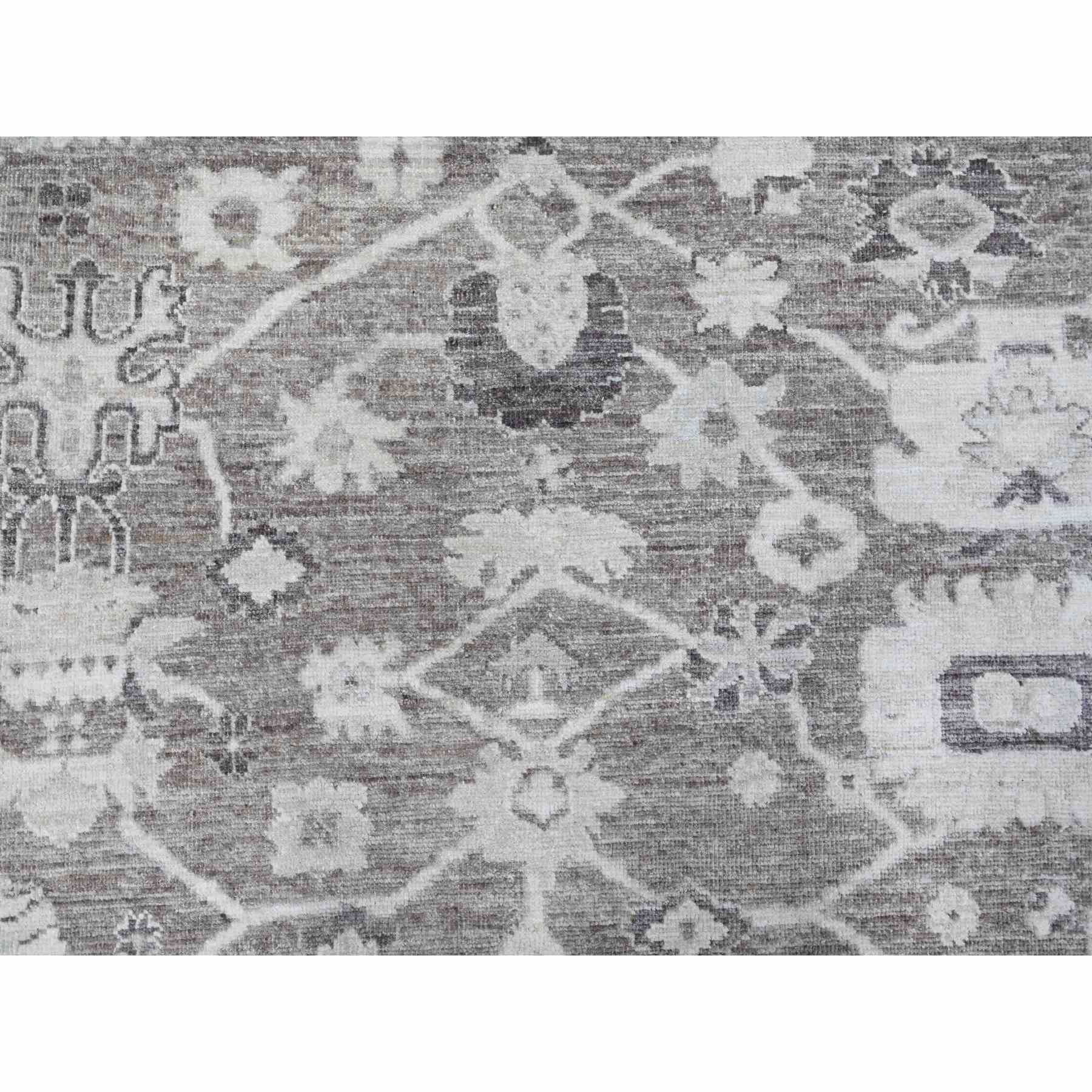 Oushak-And-Peshawar-Hand-Knotted-Rug-443250