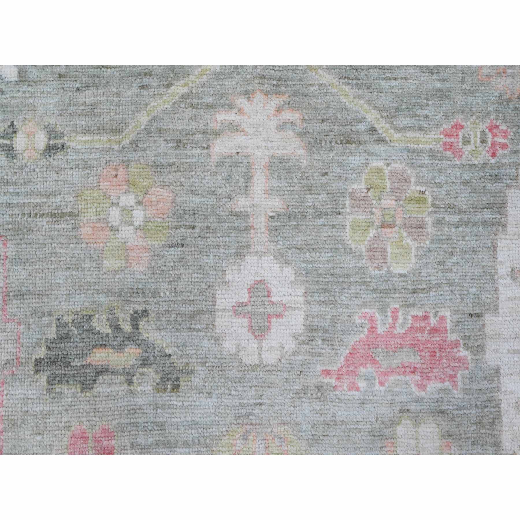 Oushak-And-Peshawar-Hand-Knotted-Rug-443255