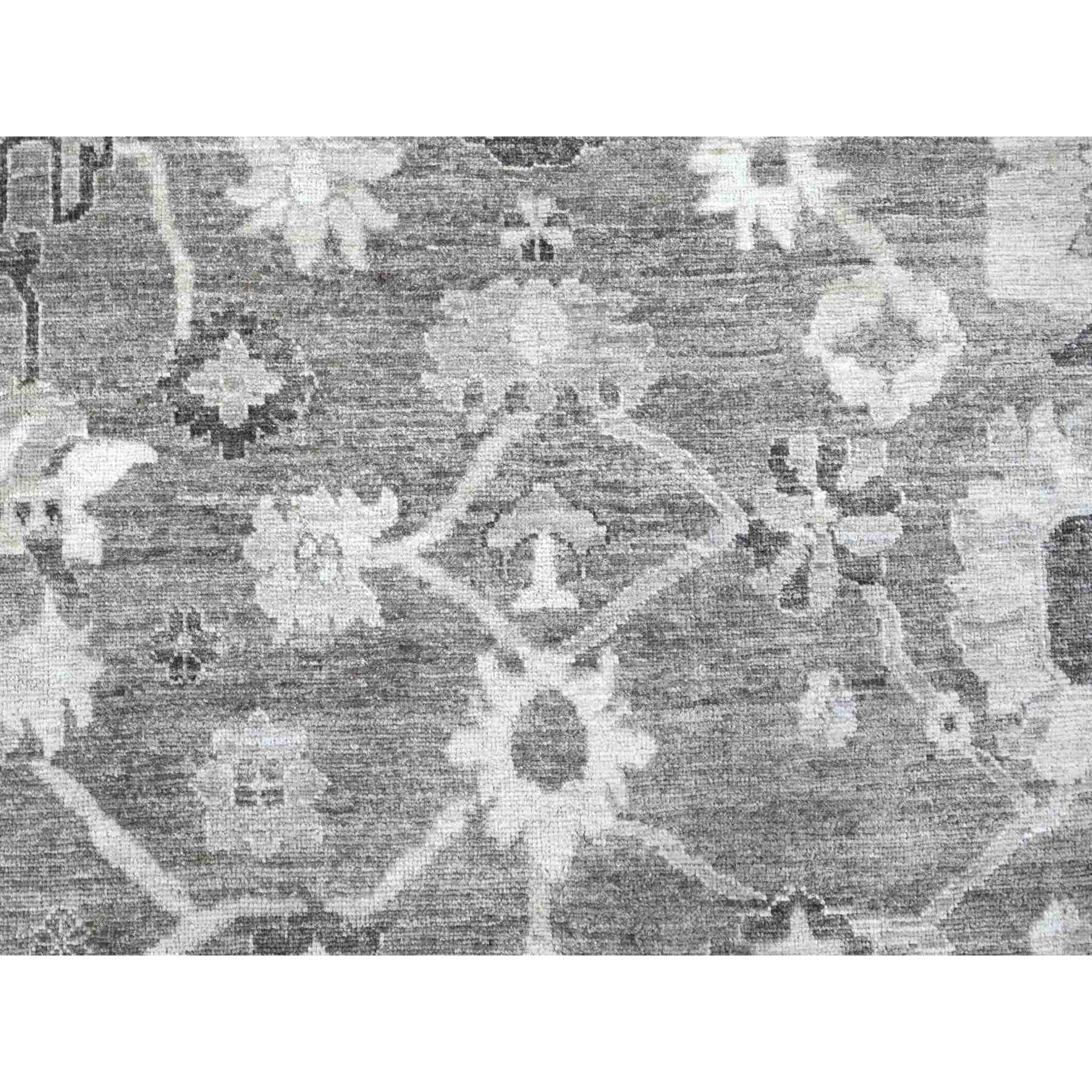 Oushak-And-Peshawar-Hand-Knotted-Rug-443360