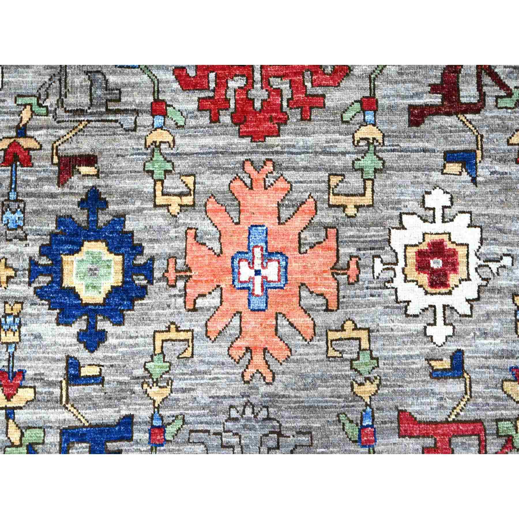 Oushak-And-Peshawar-Hand-Knotted-Rug-443385