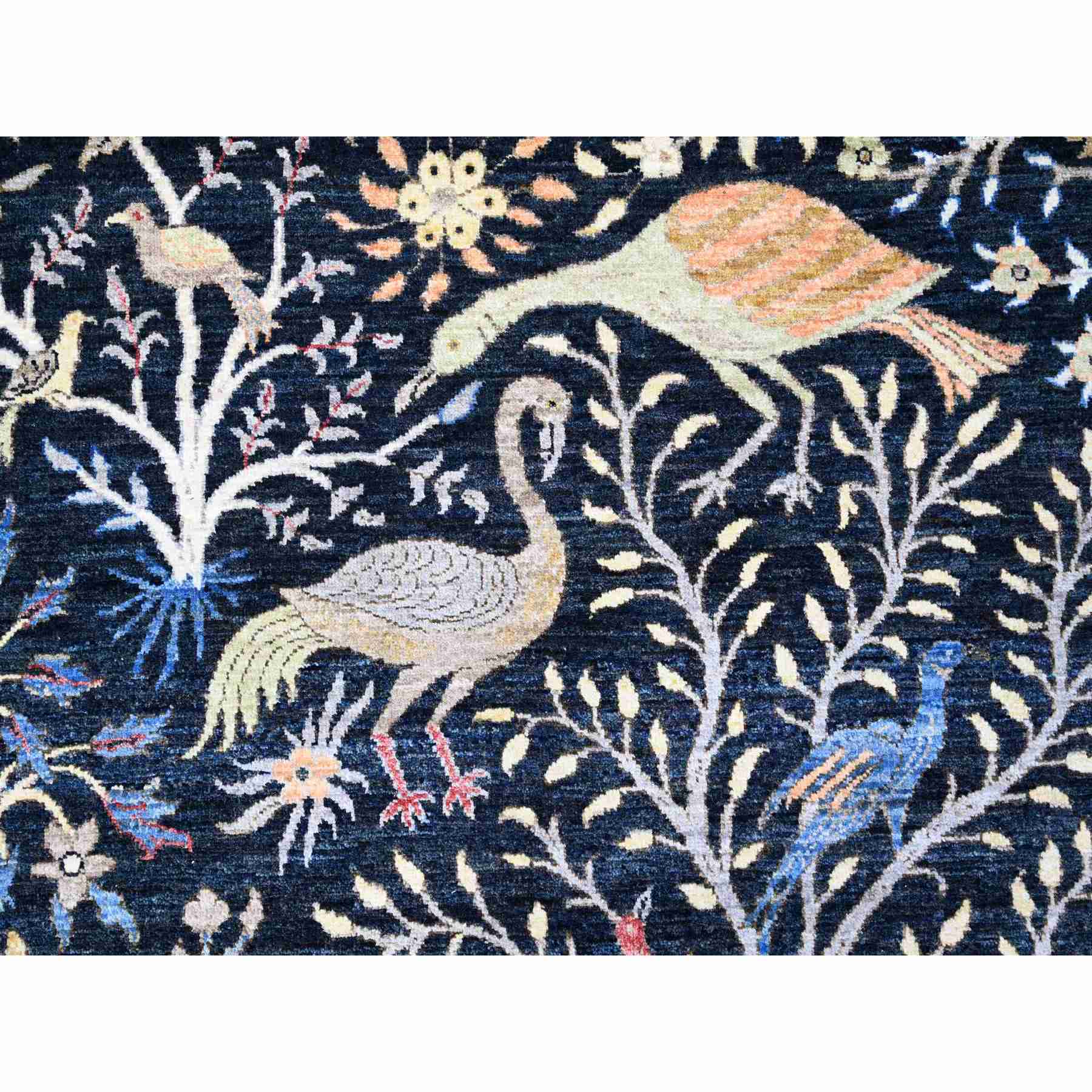 Oushak-And-Peshawar-Hand-Knotted-Rug-443560
