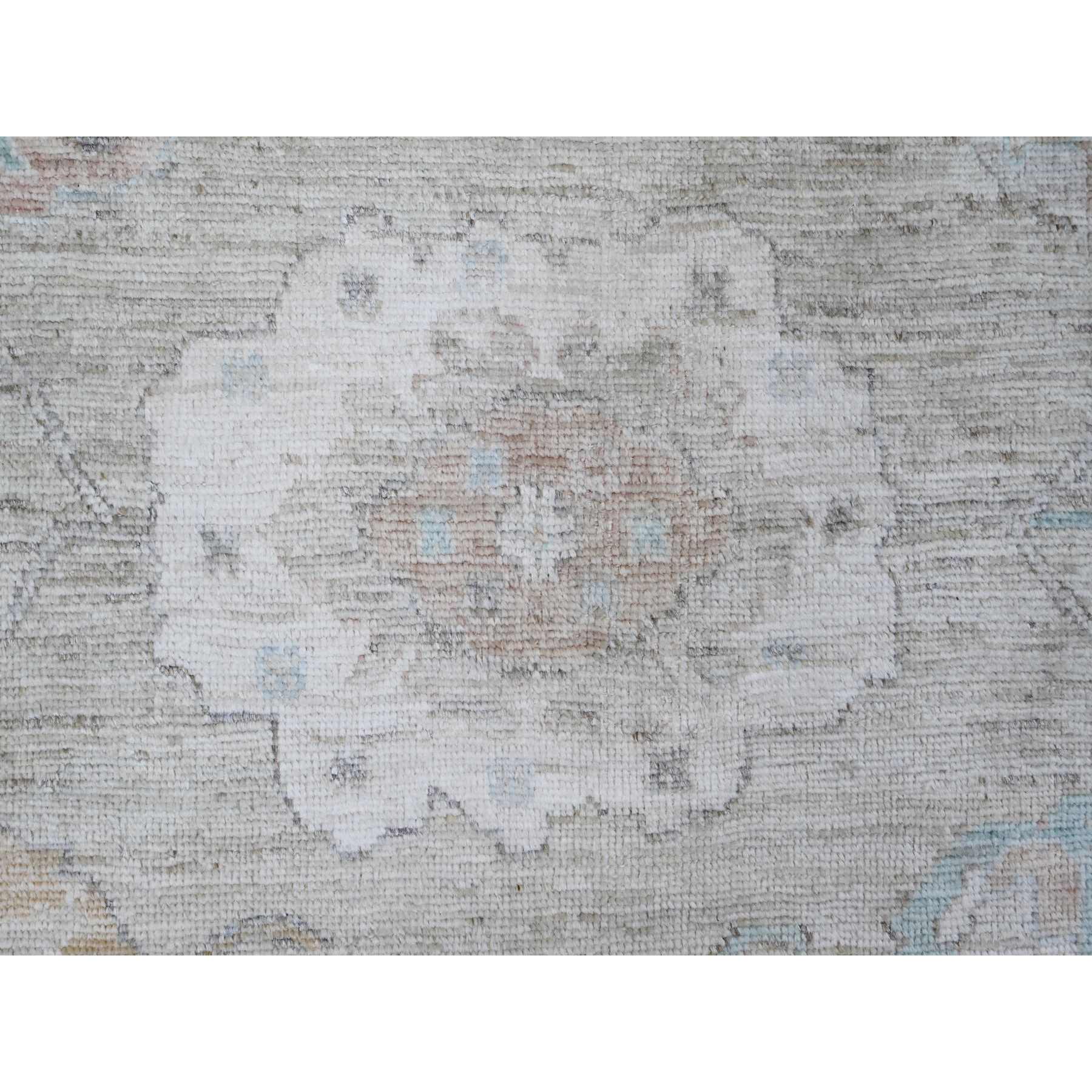 Oushak-And-Peshawar-Hand-Knotted-Rug-443600