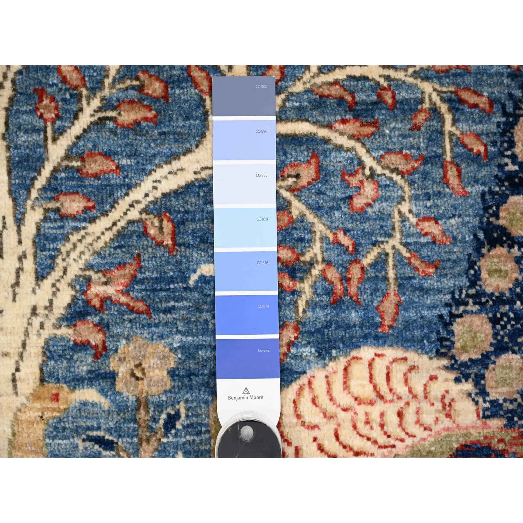 Oushak-And-Peshawar-Hand-Knotted-Rug-443625