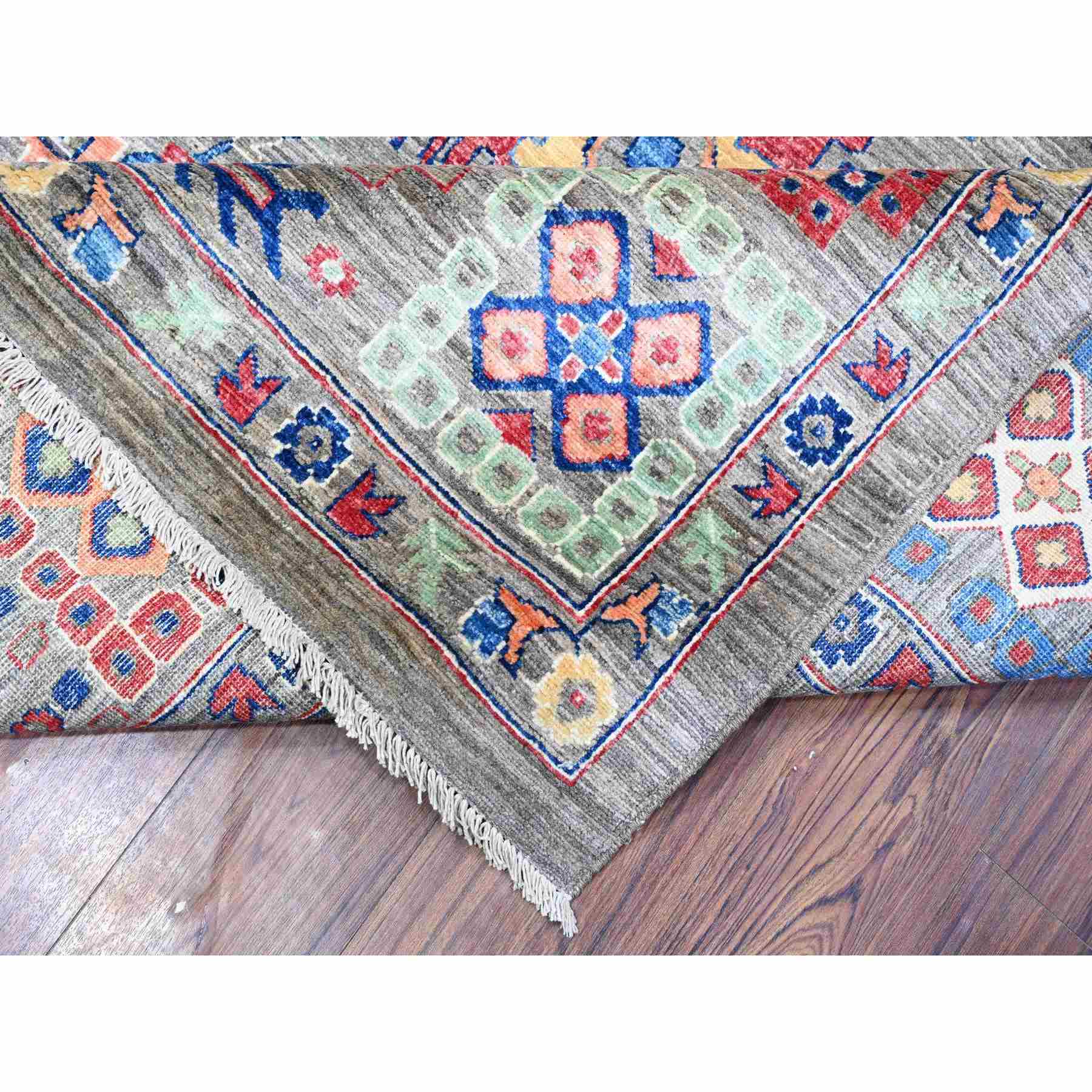 Oushak-And-Peshawar-Hand-Knotted-Rug-443660