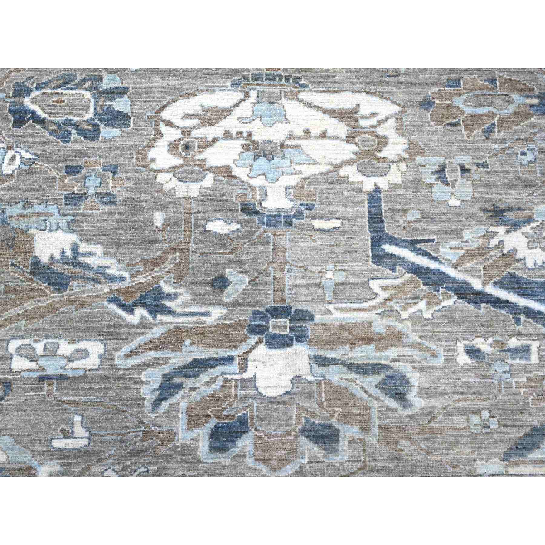 Oushak-And-Peshawar-Hand-Knotted-Rug-443705