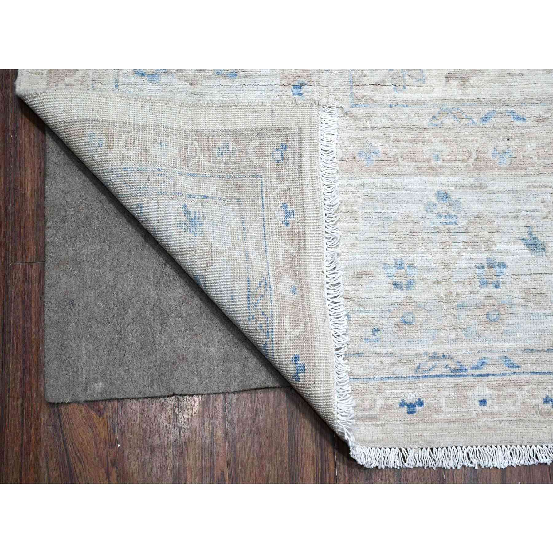 Oushak-And-Peshawar-Hand-Knotted-Rug-443710