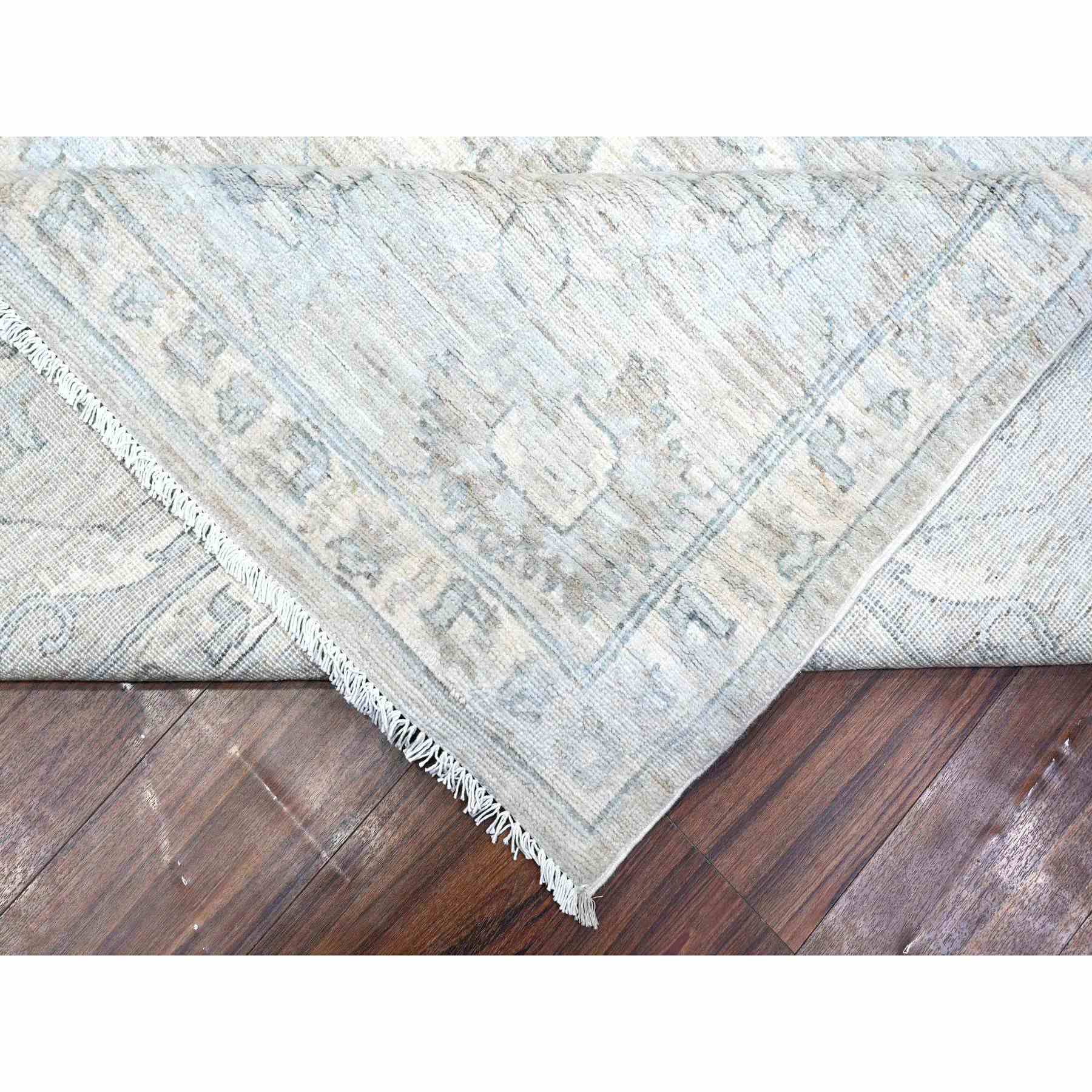 Oushak-And-Peshawar-Hand-Knotted-Rug-443715