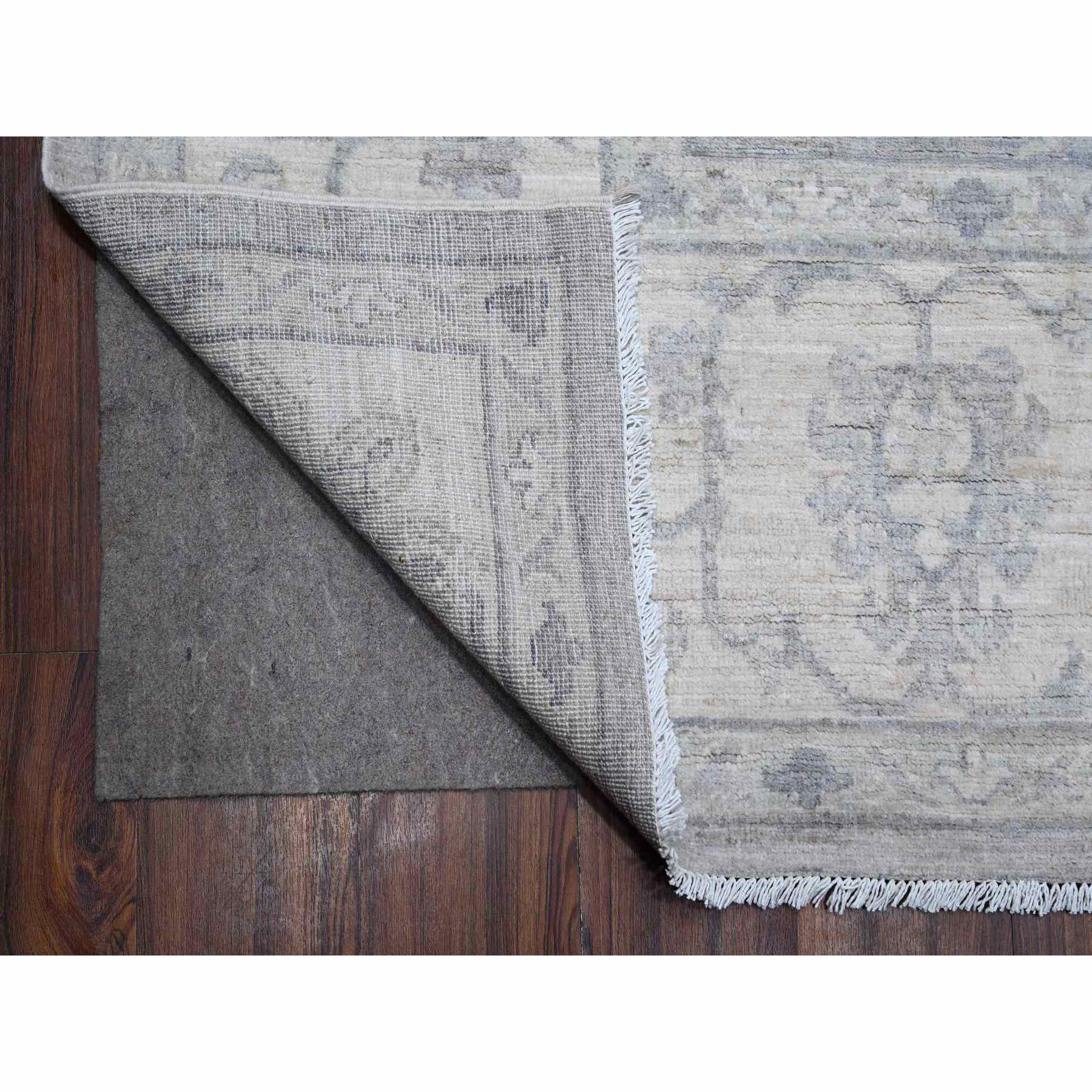 Oushak-And-Peshawar-Hand-Knotted-Rug-443735